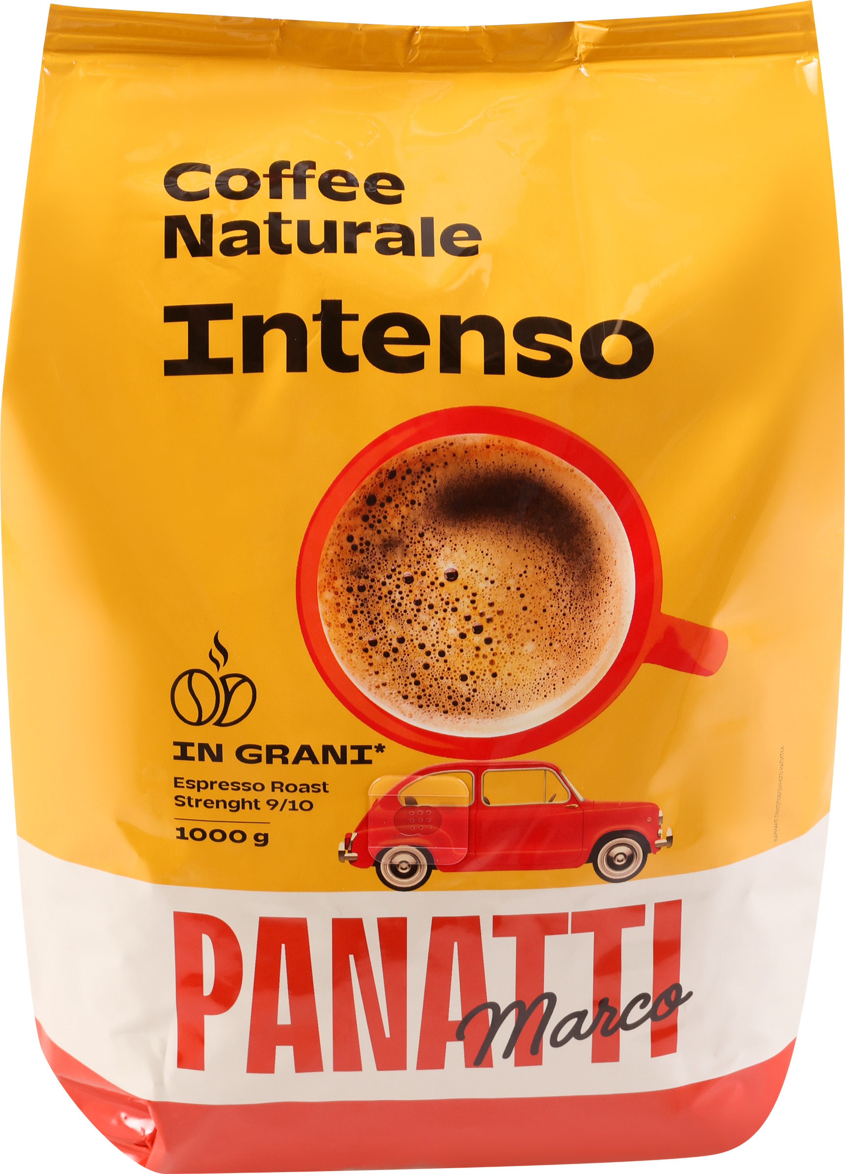 Изображение товара Кофе зерновой MARCO PANATTI Intenso 1кг - крепкий и насыщенный вкус