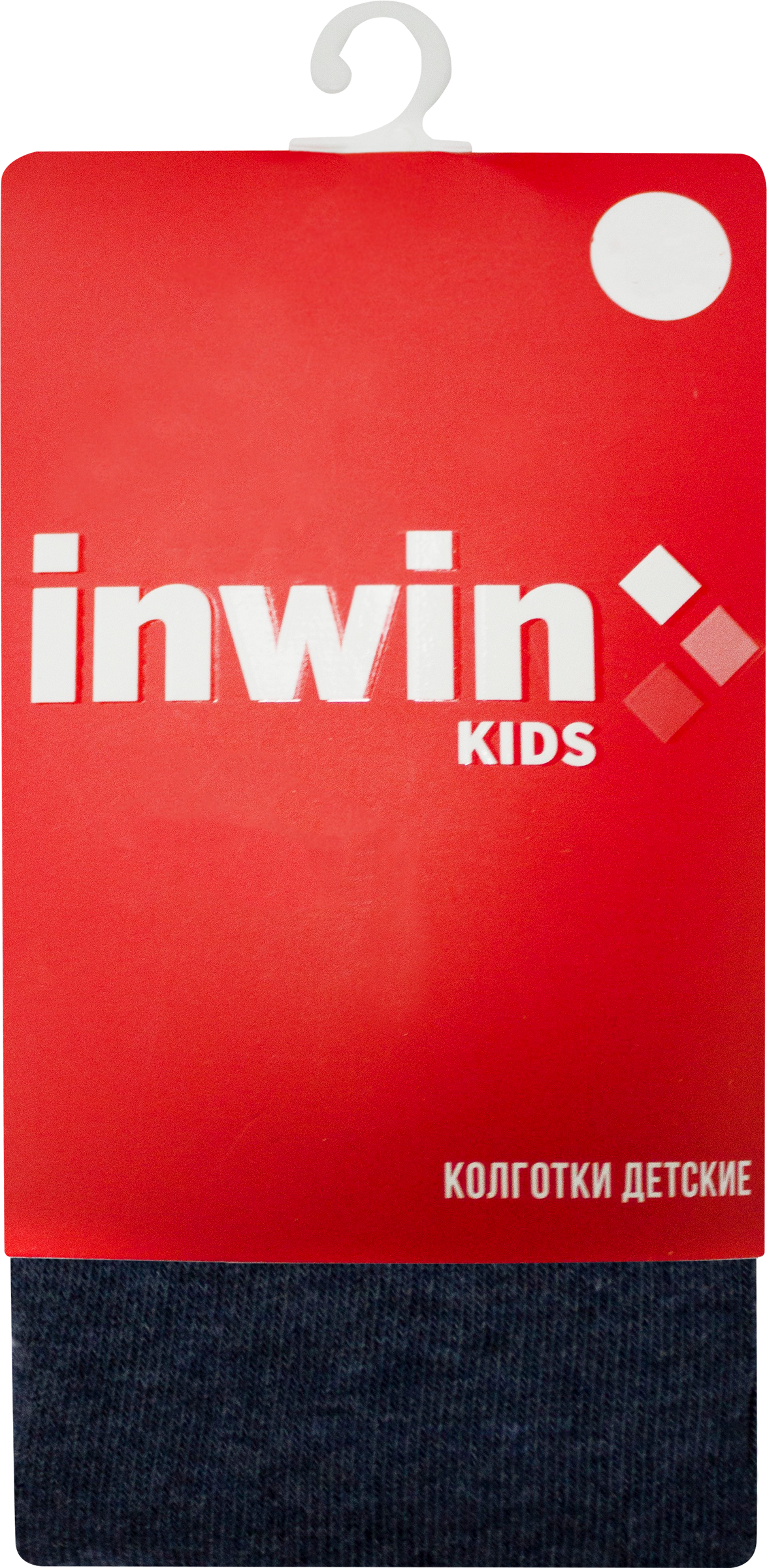 Изображение товара Детские колготки INWIN р 86-140 темно-серый меланж хлопок полиамид эластан