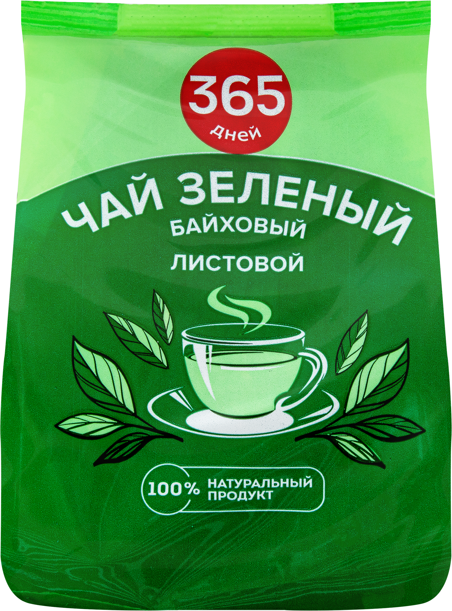 Изображение товара Чай зеленый 365 ДНЕЙ листовой, 50г