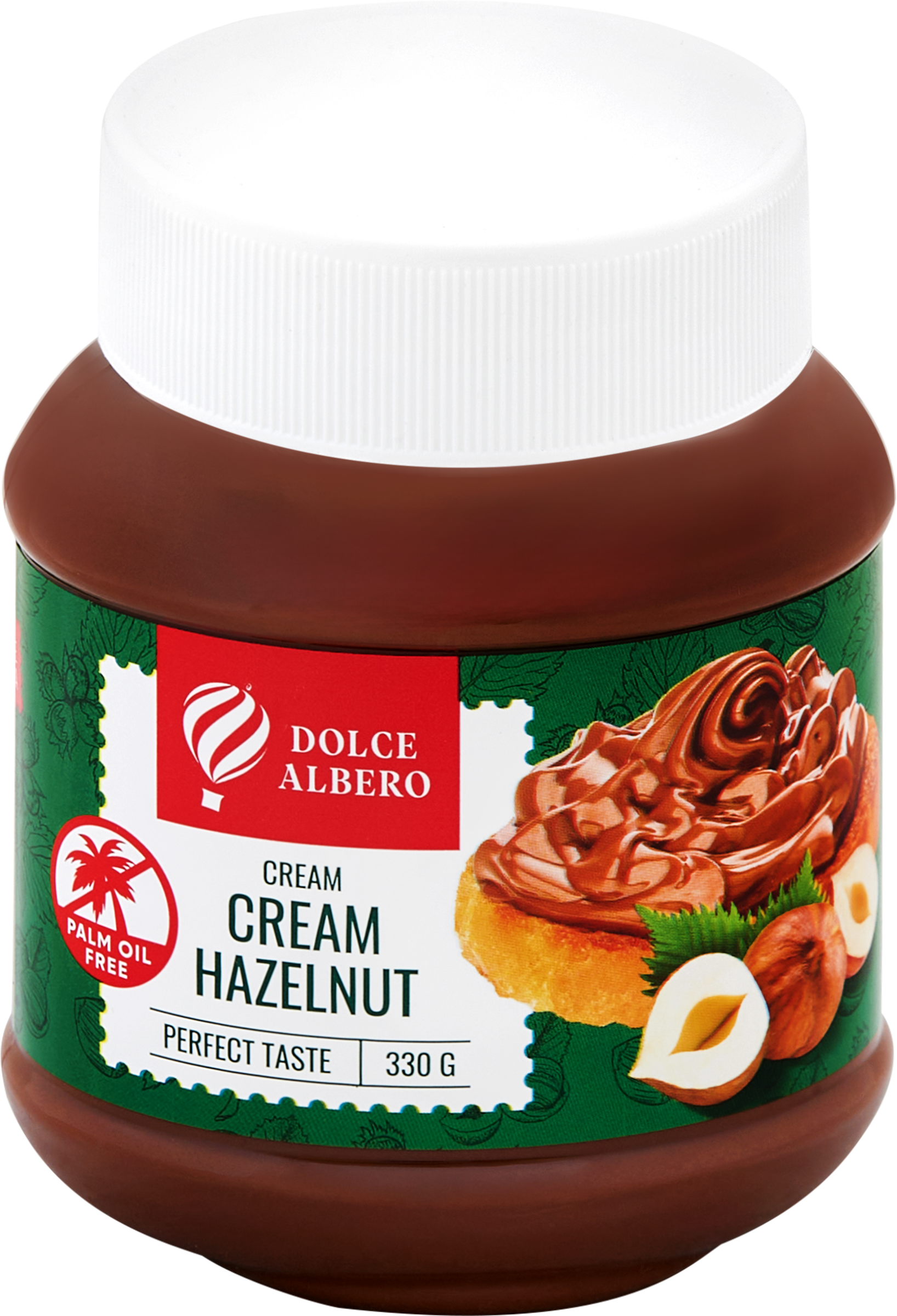 Изображение товара Паста шоколадно-ореховая DOLCE ALBERO с 6% фундука, 330г