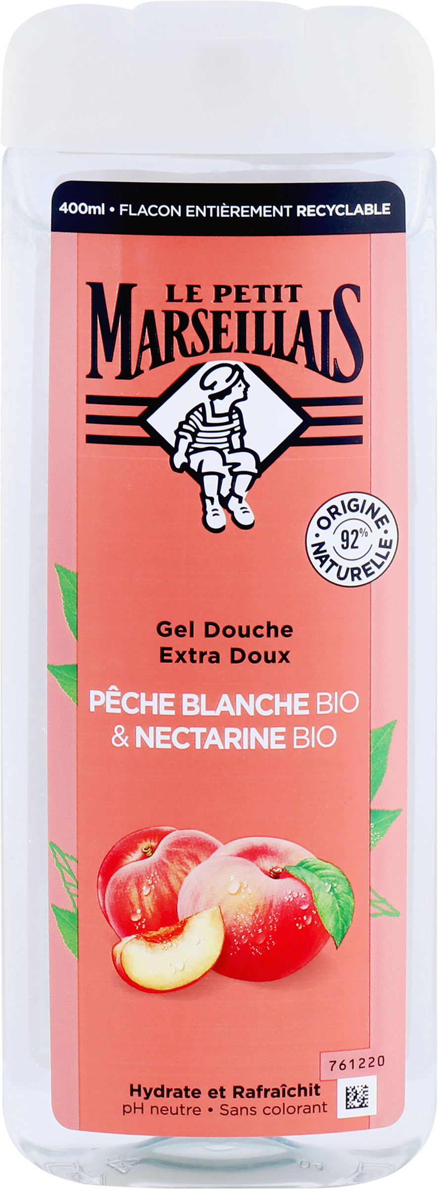Изображение товара LE PETIT MARSEILLAIS Белый персик био и нектарин био, 400 мл