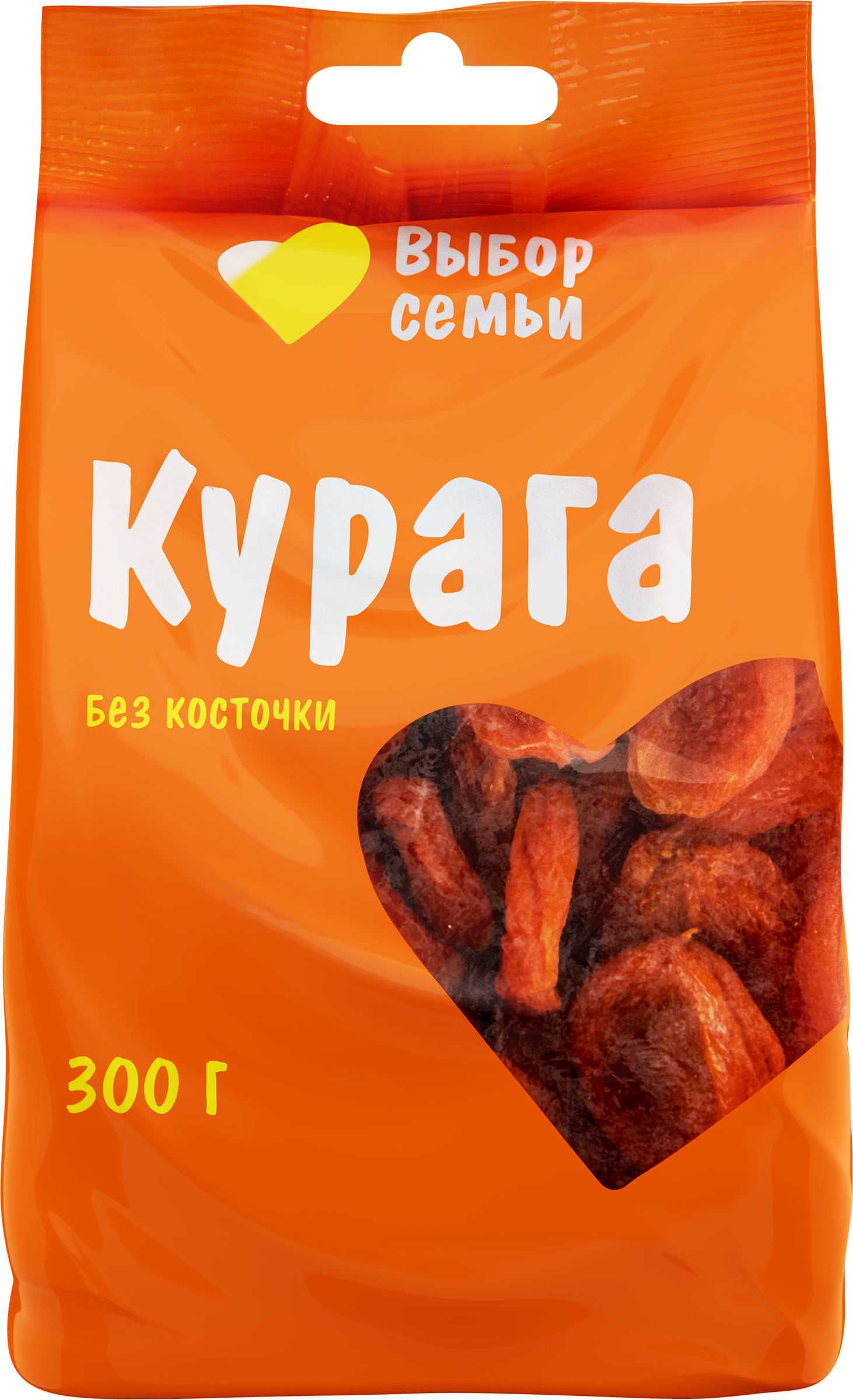 Изображение товара Абрикос сушеный ВЫБОР СЕМЬИ без косточки, 300г