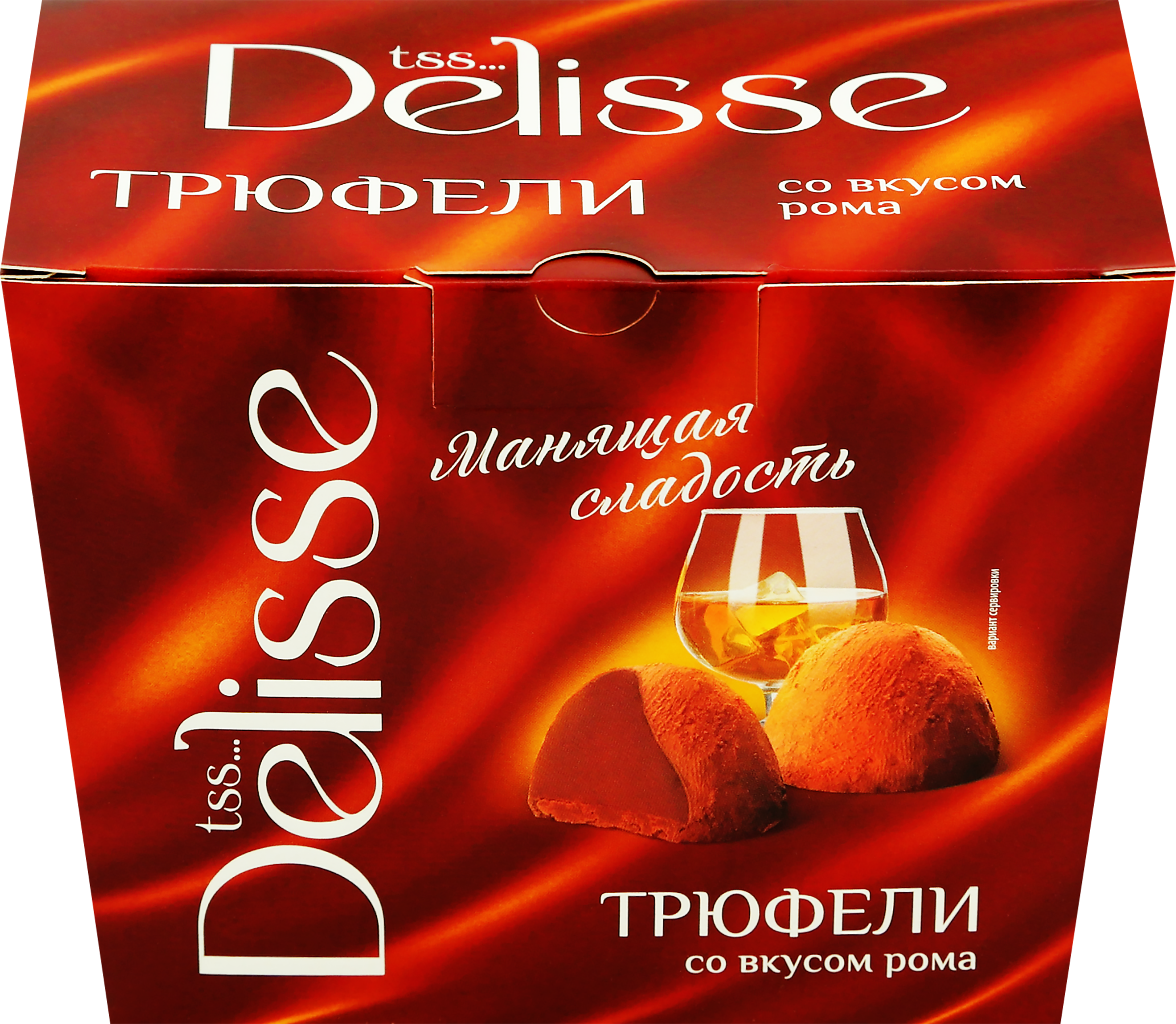 Изображение товара Конфеты DELISSE Трюфель со вкусом рома, 175г