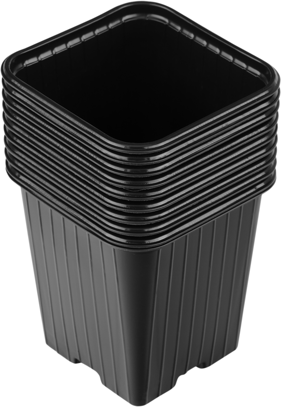 Изображение товара Горшочек для рассады 9х9х9,5см, пластиковый, Арт. 64341, 10шт