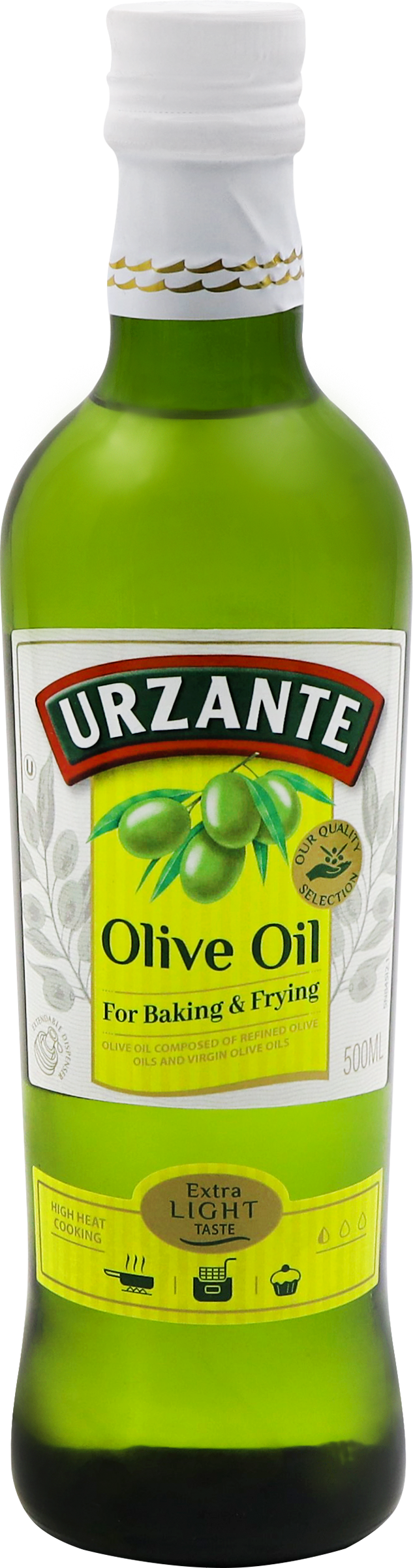 Изображение товара Масло оливковое URZANTE 100% 500мл рафинированное и Extra Virgin