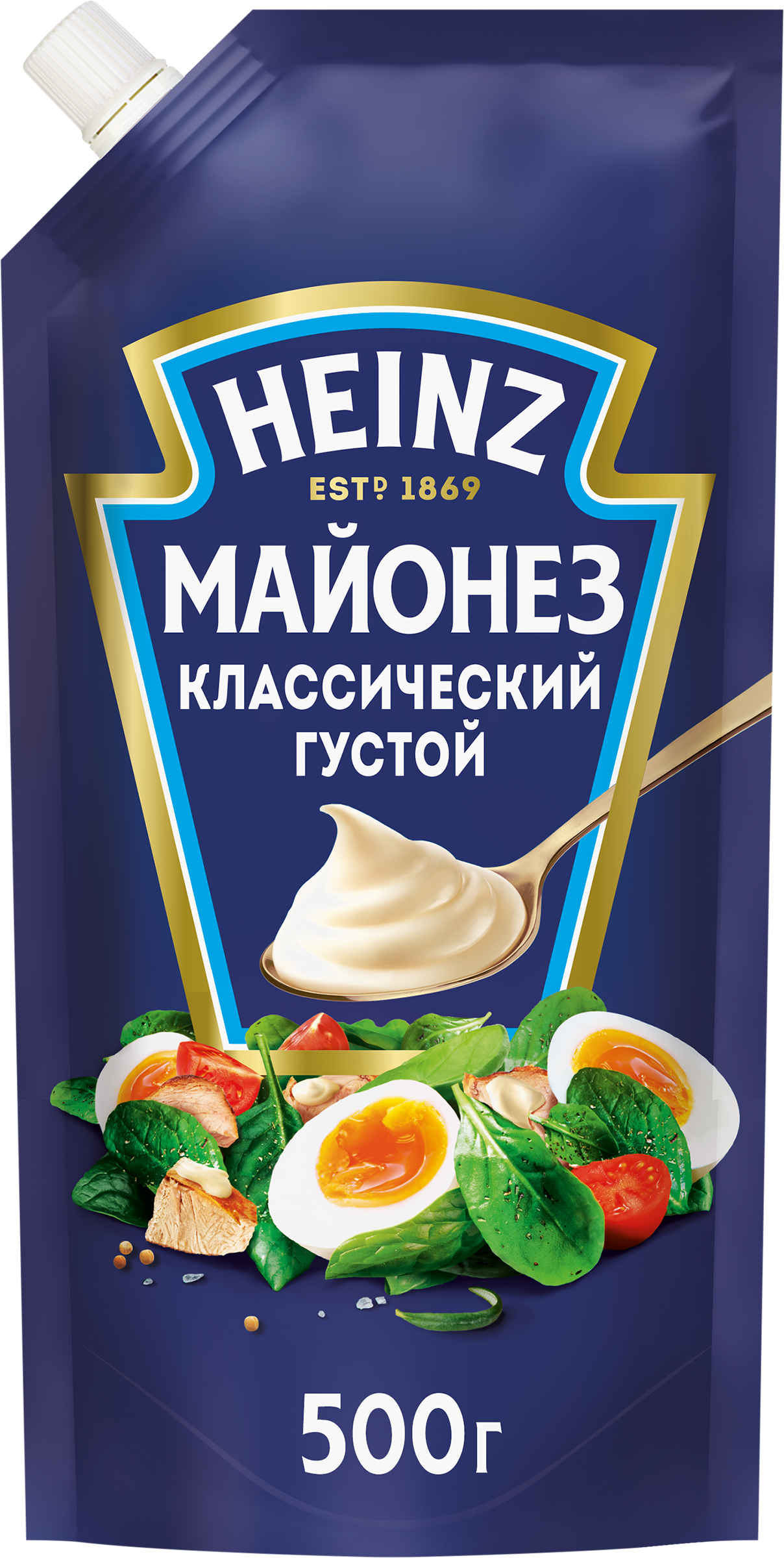 Изображение товара Майонез HEINZ Классический 67% 500г натуральный соус для салатов и блюд