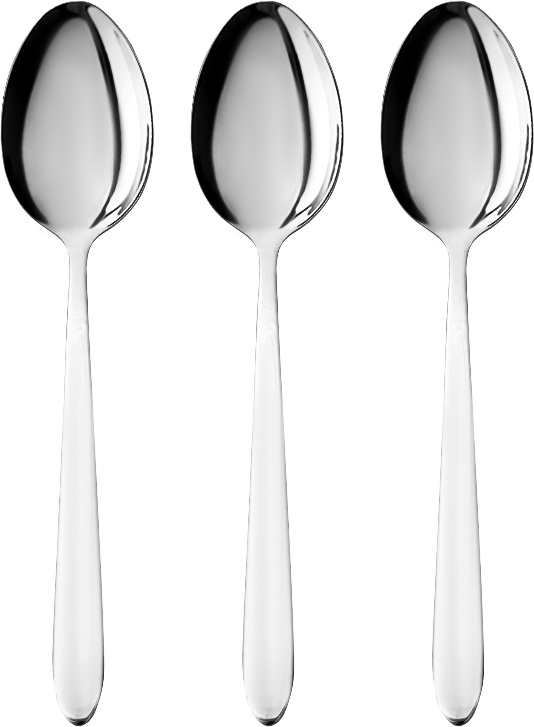 Изображение товара Ложка столовая HOMECLUB Bacio нержавеющая сталь, 3 шт набор