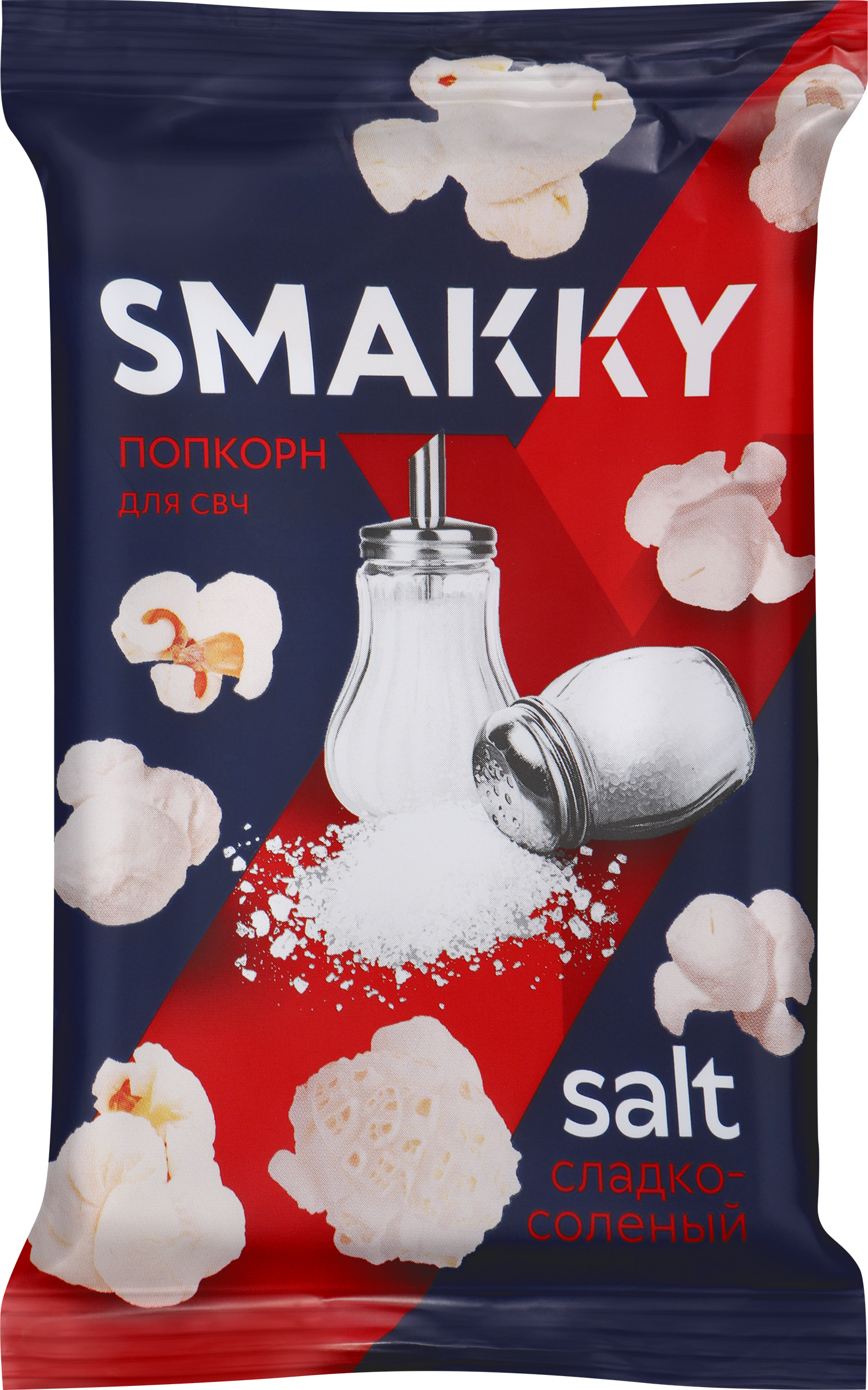 Изображение товара Попкорн для приготовления в свч SMAKKY сладко-соленый, 90г