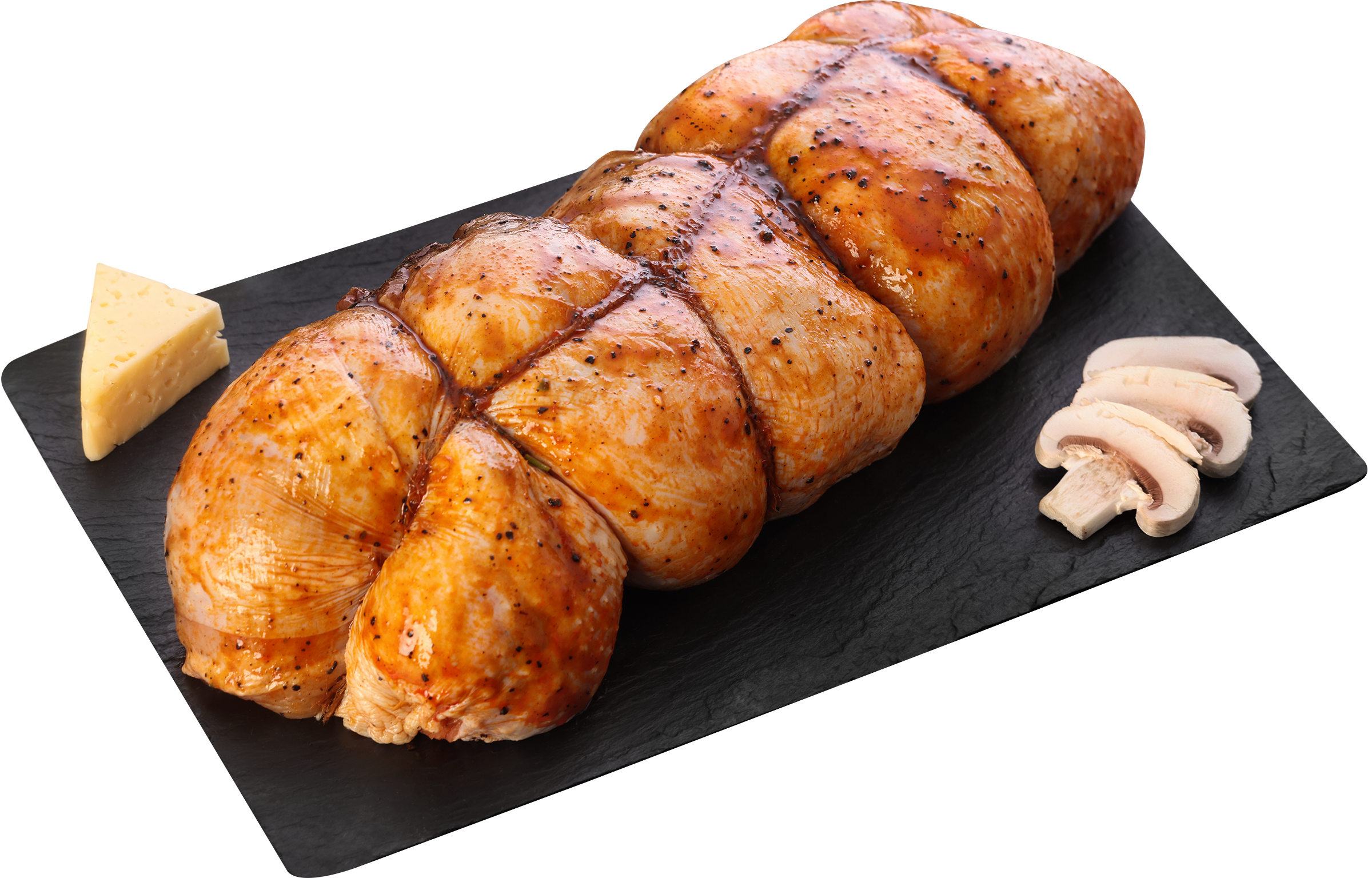 Изображение товара Рулет куриный ЛЕНТА FRESH с грибами и сыром