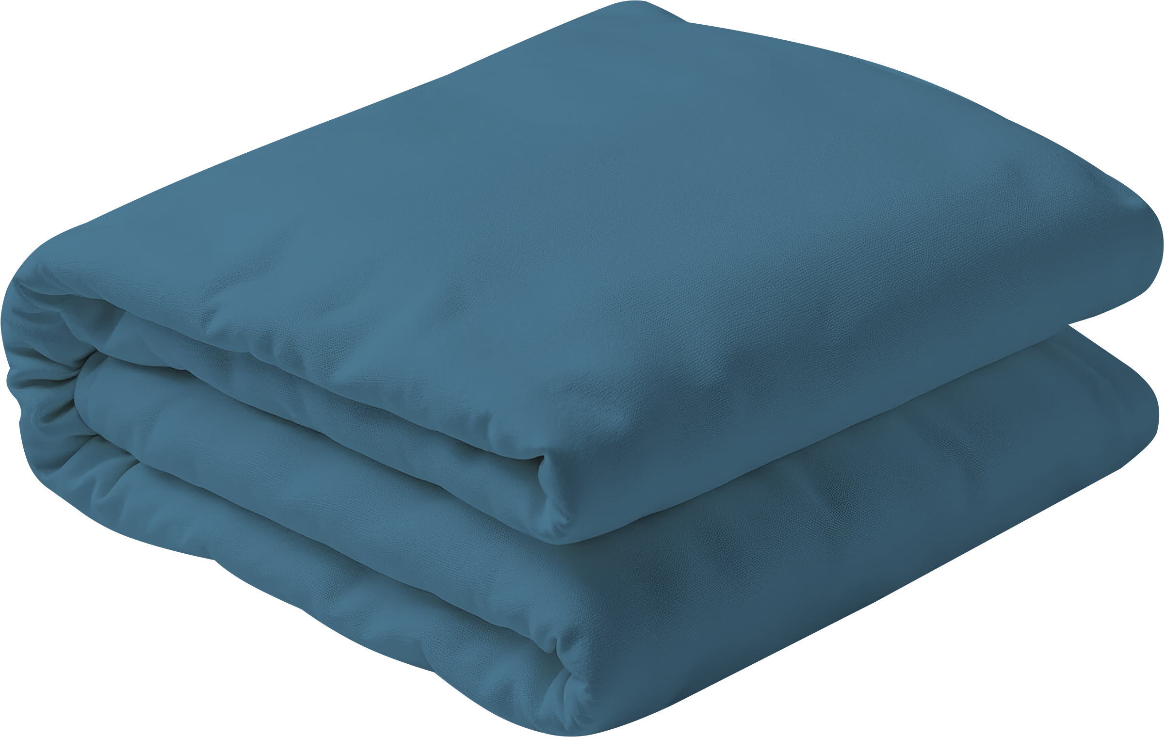 Изображение товара Пододеяльник 2-спальный HOMECLUB синий, поплин, Арт. HCP/DC2/Д3