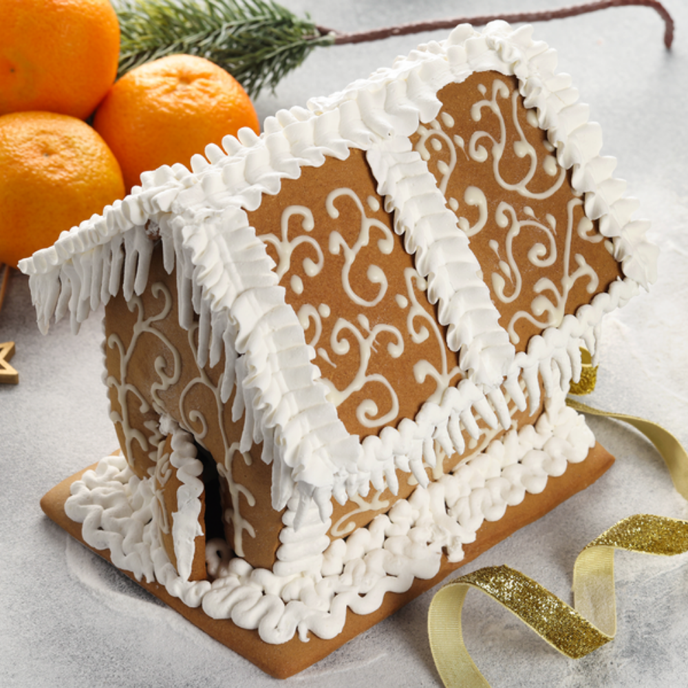 Изображение товара Печенье ЛЕНТА FRESH Пряничный домик вкусное ароматное в меру сладкое