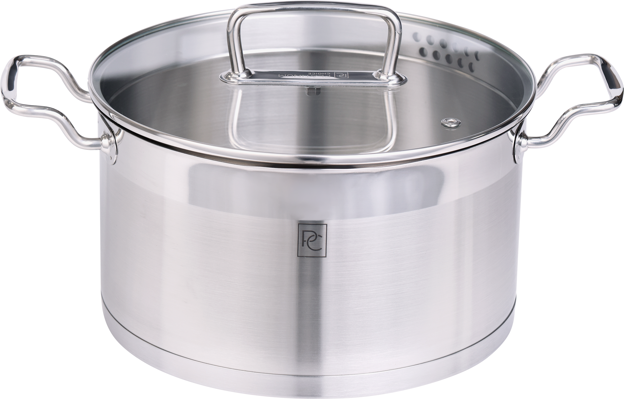 Изображение товара Кастрюля PLATINUM CHOICE с крышкой, нержавеющая сталь, 6л, Арт. AD-KP5