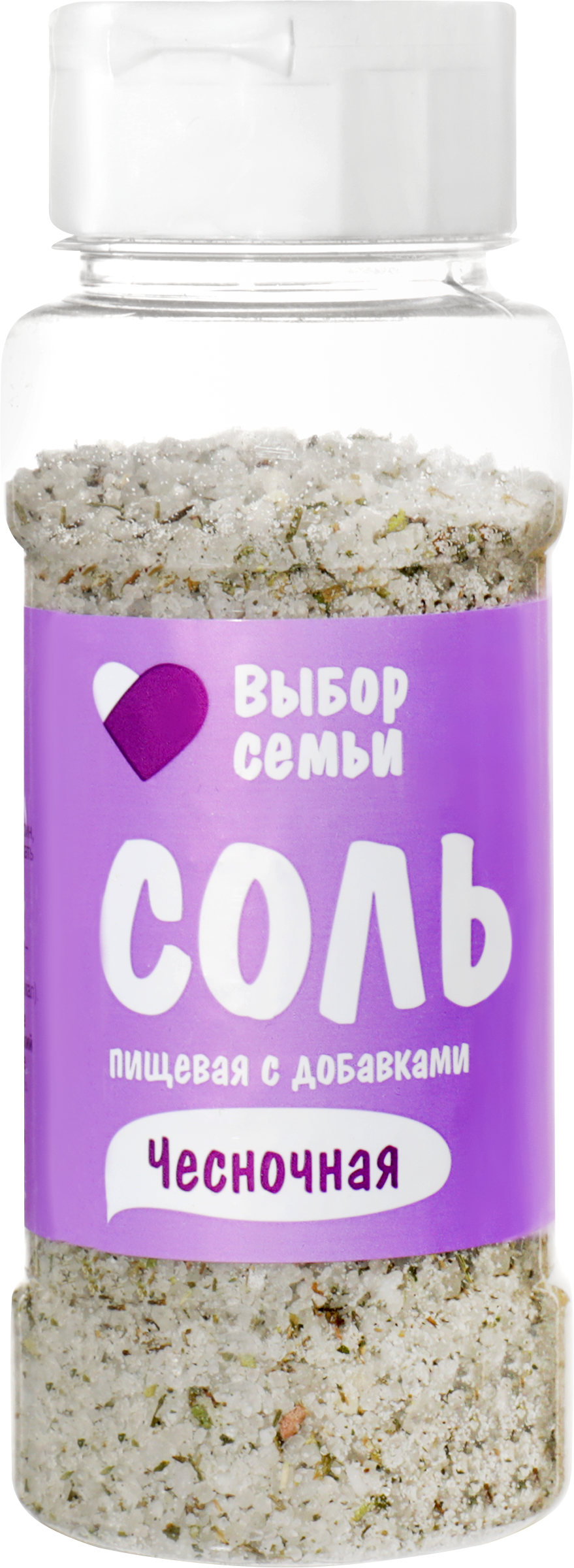 Изображение товара Соль ВЫБОР СЕМЬИ Чесночная 180г натуральная специя для блюд и маринадов