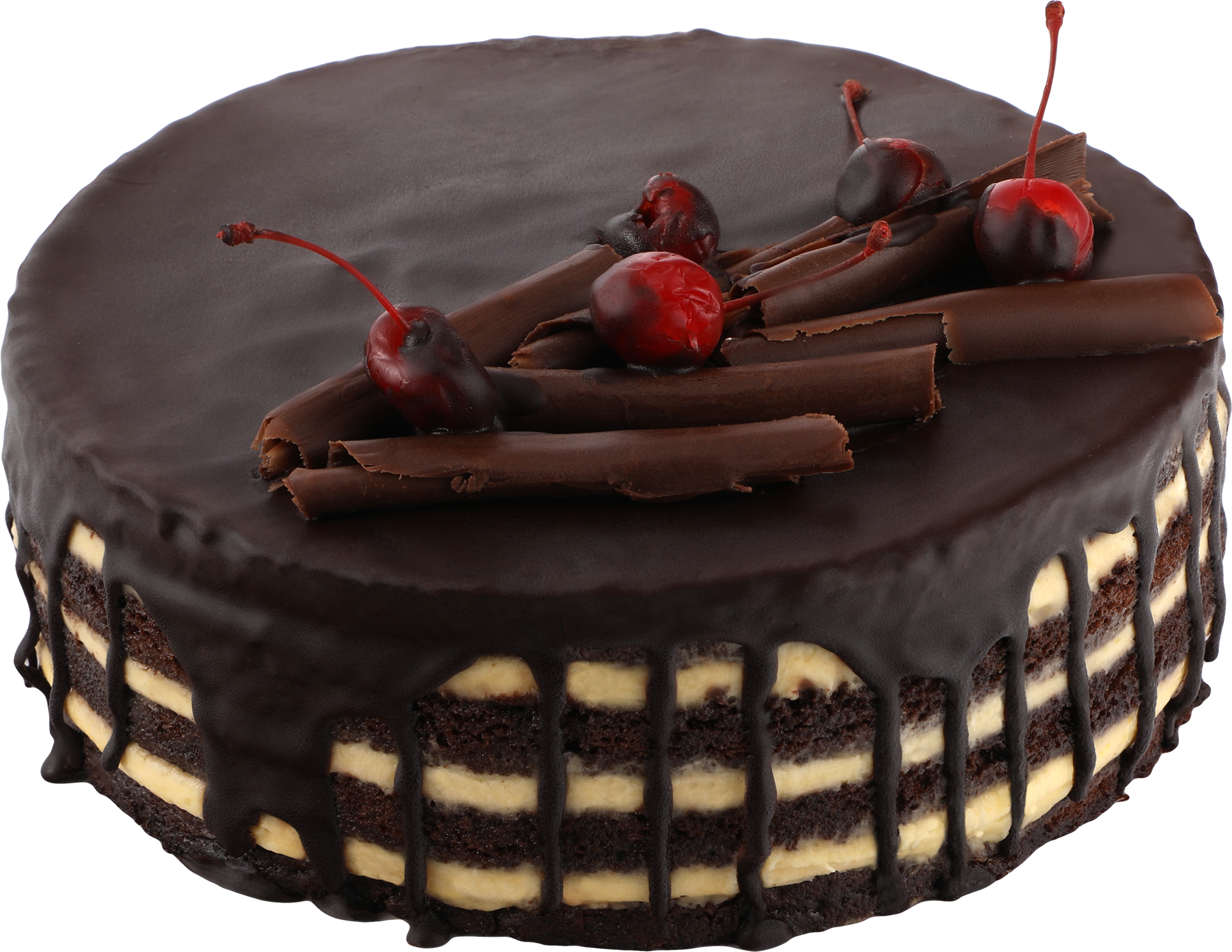 Изображение товара Торт Вишневый PREMIUM CLUB 1,7кг с вишней и шоколадной глазурью