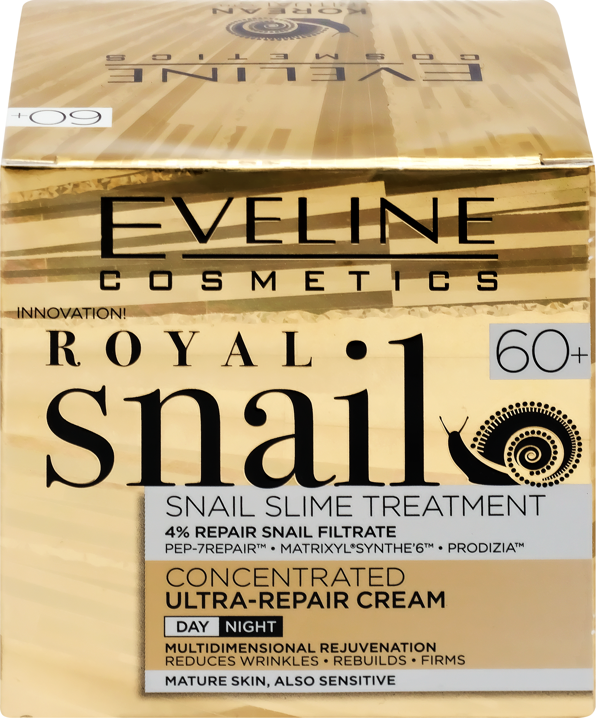 Изображение товара Крем-концентрат для лица EVELINE Royal Snail ультра восстанавливающий 60+ 50мл