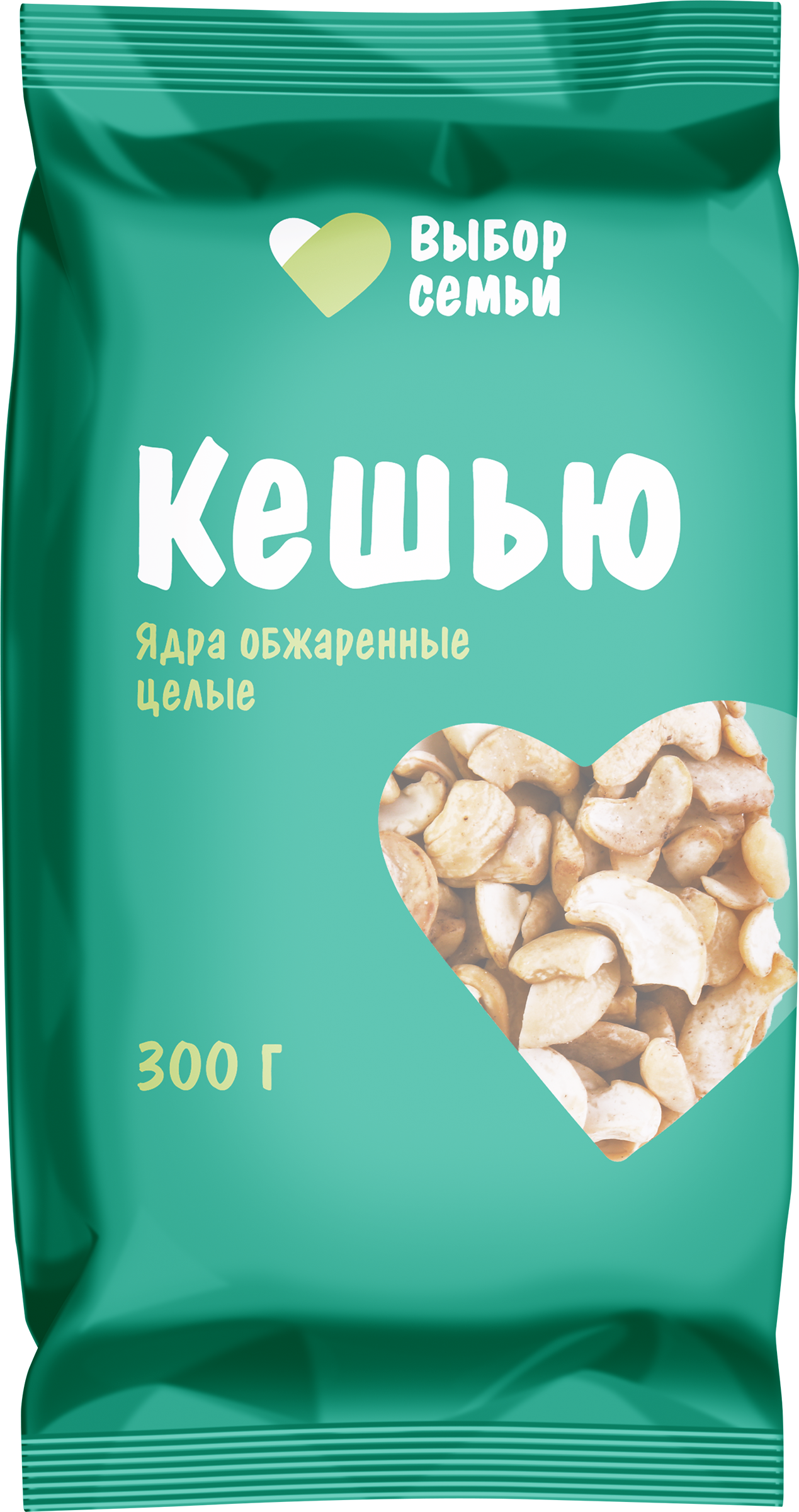 Изображение товара Кешью ВЫБОР СЕМЬИ 300г орехи натуральные вкусные полезные