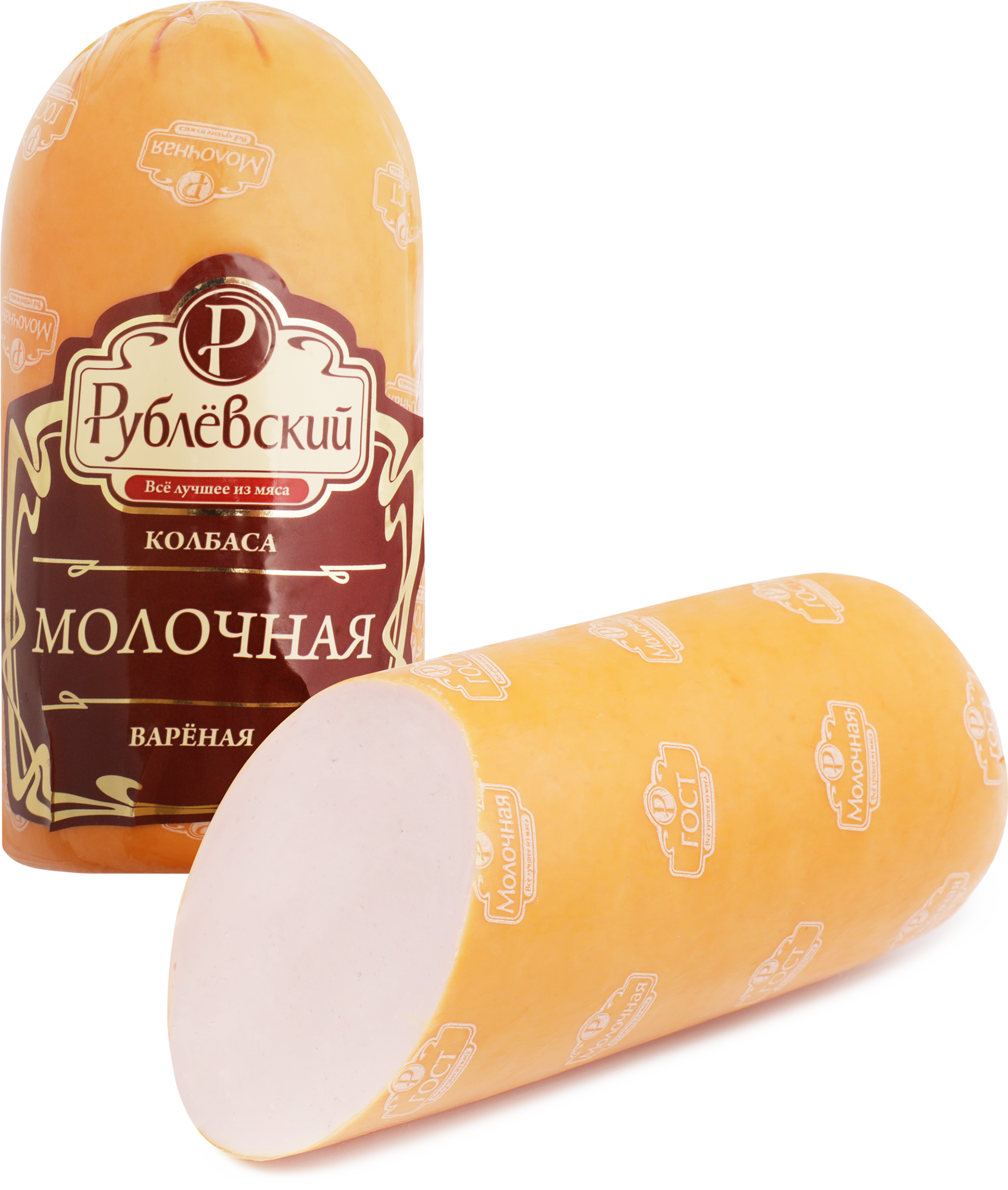 Изображение товара Колбаса вареная РУБЛЁВСКИЙ Молочная, 400г