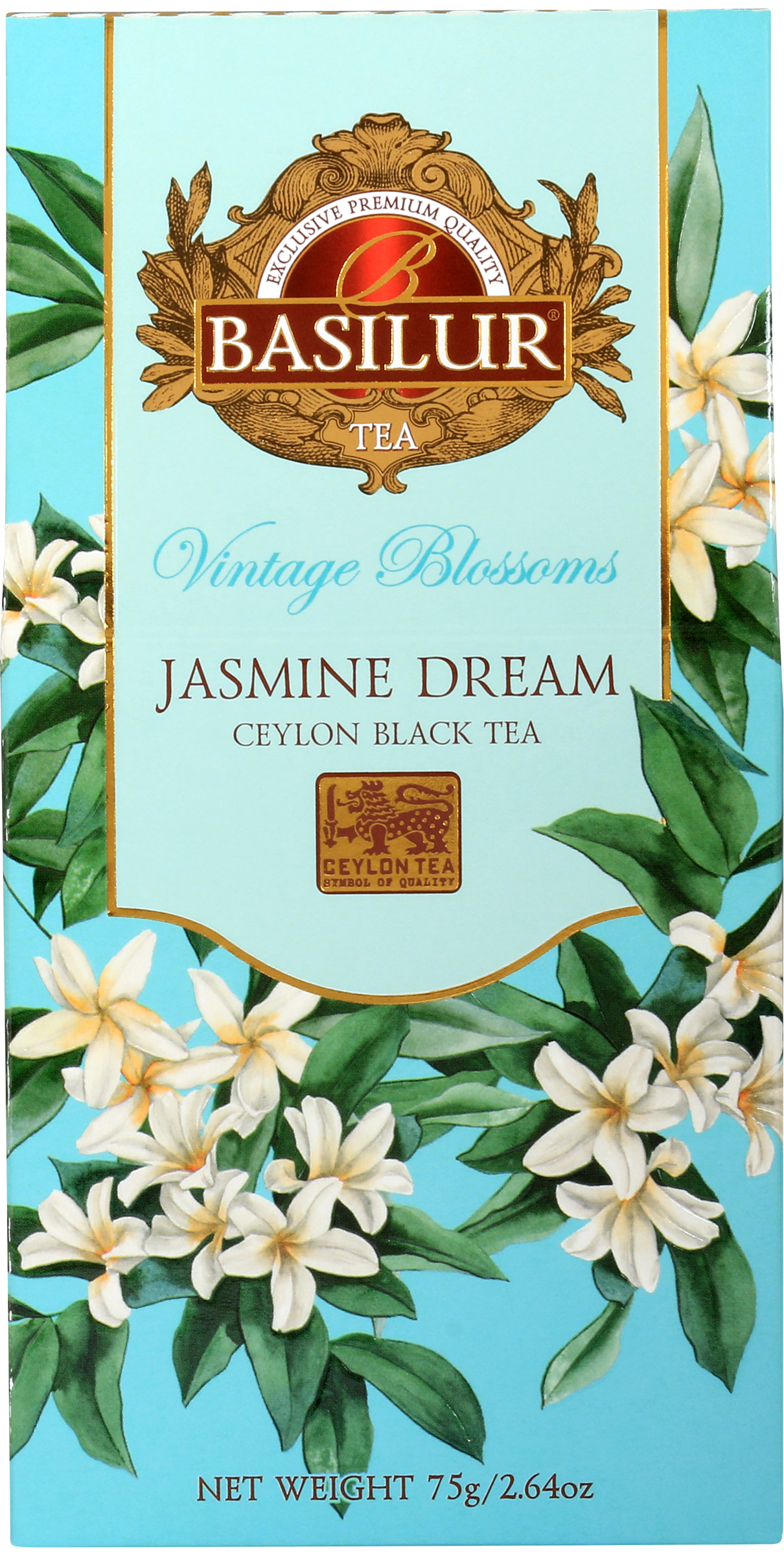 Изображение товара BASILUR Жасминовая мечта - черный чай листовой 75 г