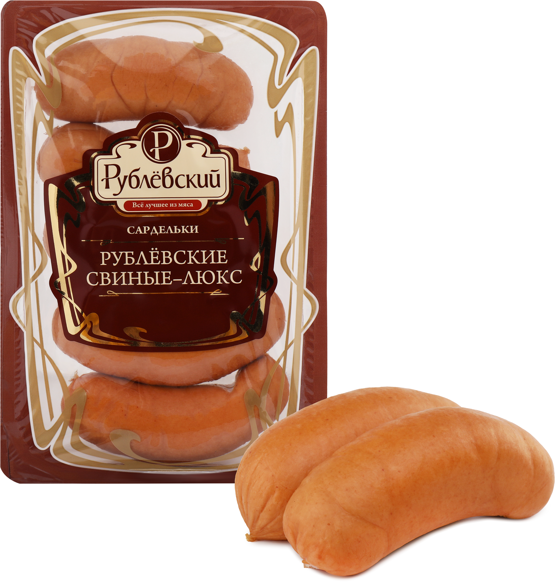 Изображение товара Сардельки РУБЛЁВСКИЙ Рублевские свиные Люкс, 400г