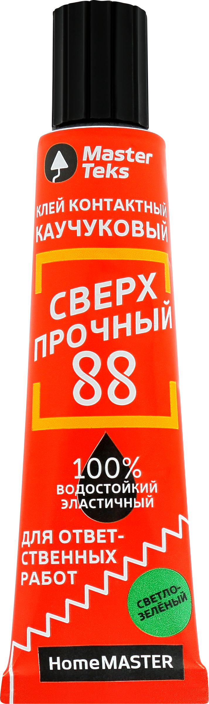 Изображение товара Контактный каучуковый клей 88 сверхпрочный Mastertek 40мл для разных материалов