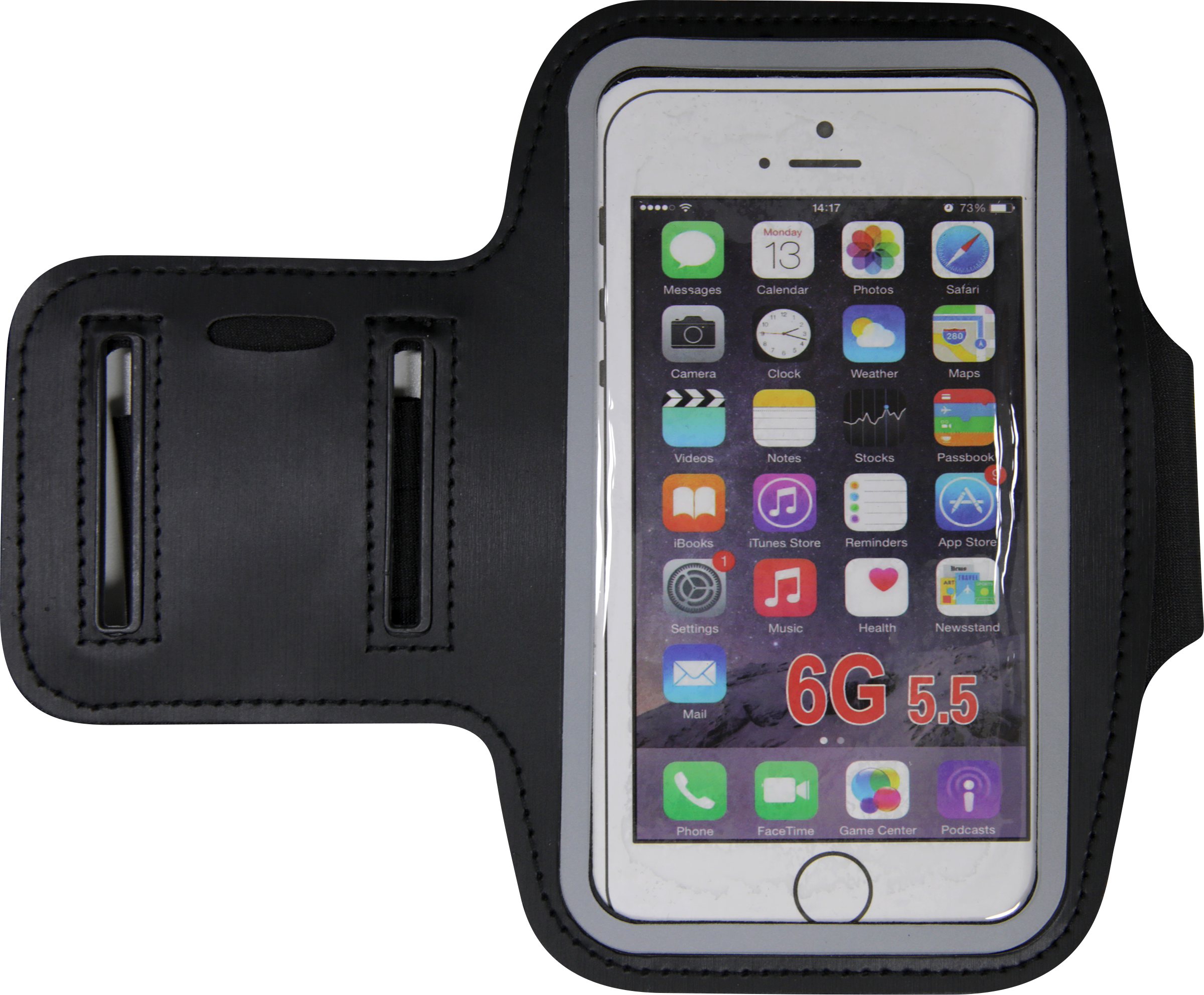 Изображение товара Спортивный чехол ACTIWELL для телефона 7,5х14,5 см легкий и прочный