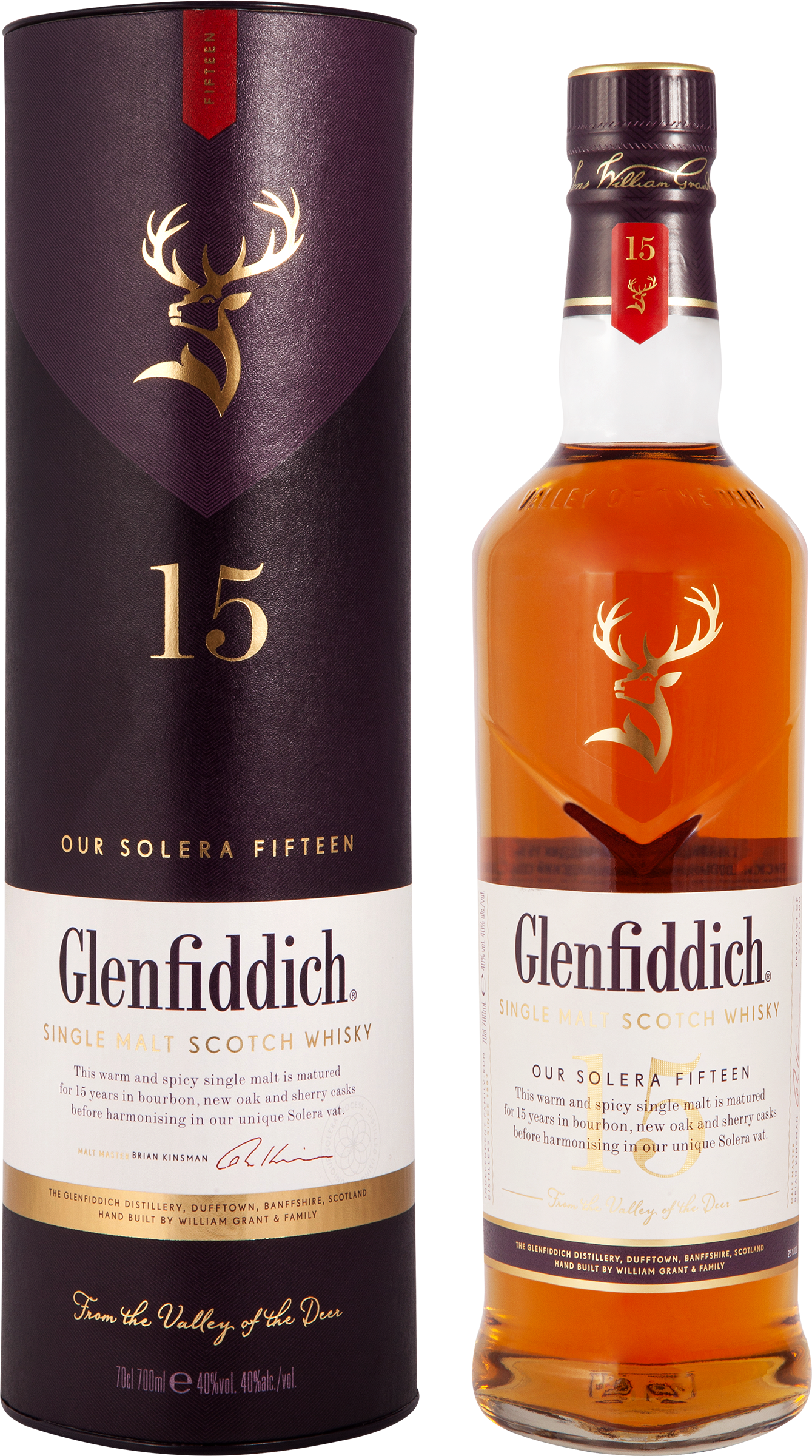 Изображение товара Виски GLENFIDDICH Шотландский солодовый 15 лет 40%, п/у, 0.7л