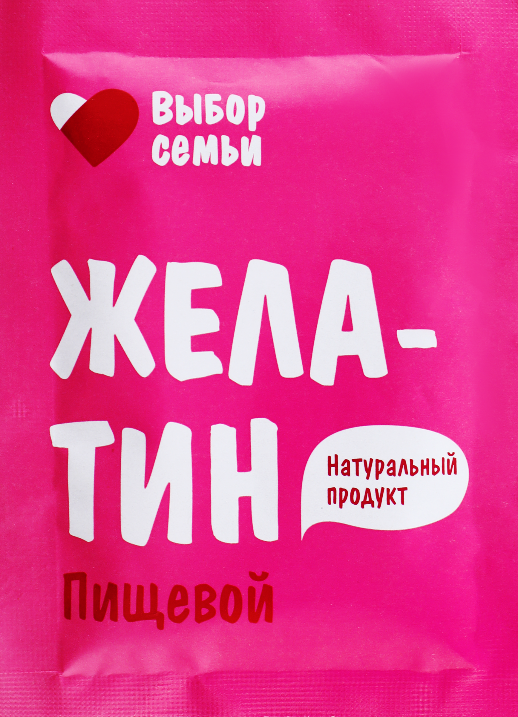 Изображение товара Желатин пищевой ВЫБОР СЕМЬИ, 15г