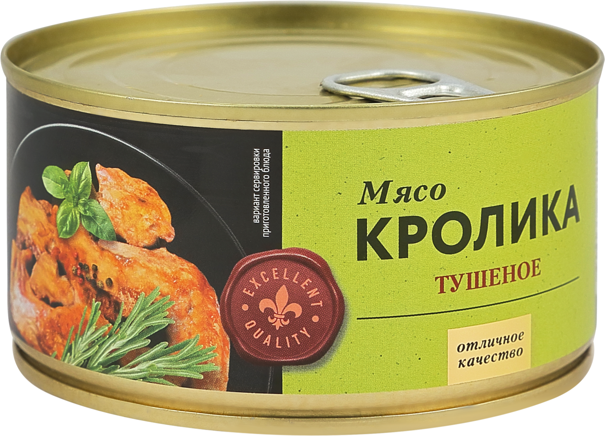 Изображение товара Консервы из мяса кролика PREMIUM CLUB, 325 г - высокое качество и насыщенный вкус