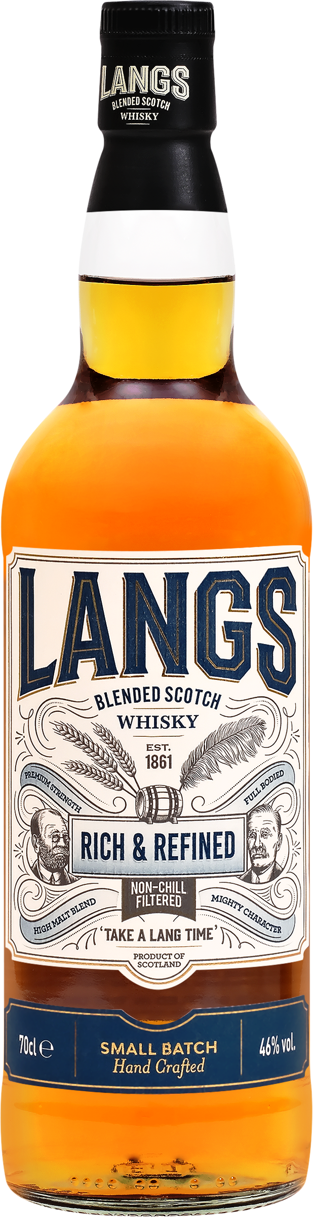 Изображение товара Виски LANGS Rich and Refined купажированный 46% 0.7л