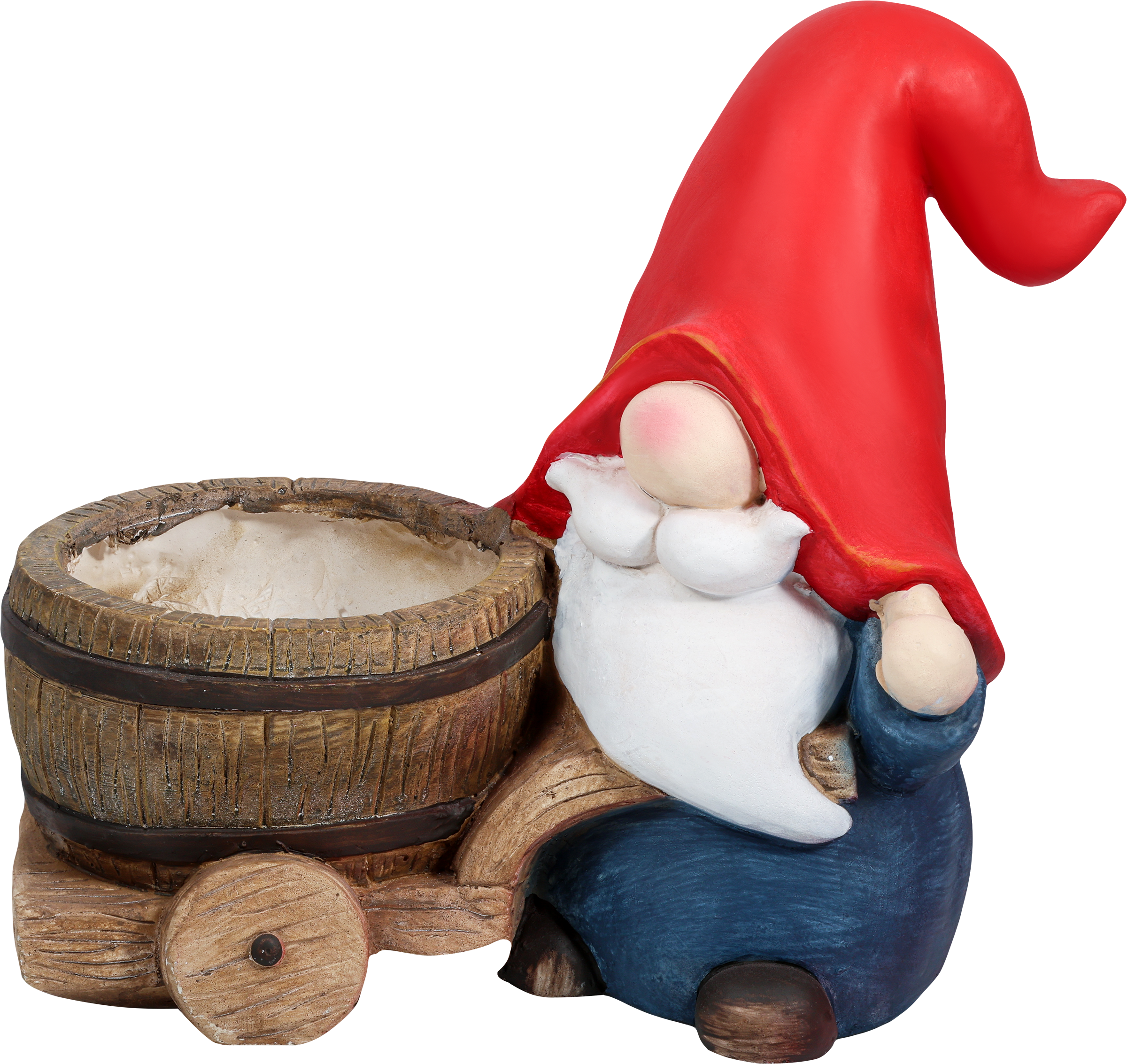 Изображение товара Фигура садовая GIARDINO CLUB Гном с горшком 38,5х21,5х34см, Арт. GD24001