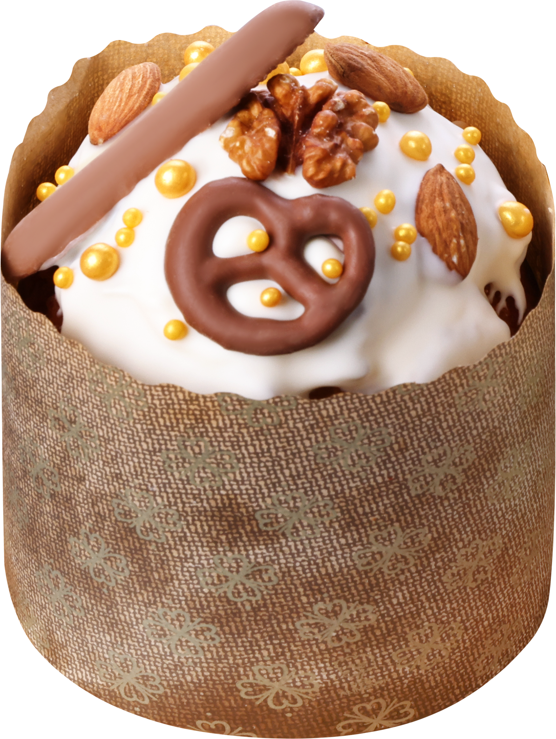 Изображение товара Кулич с карамельной начинкой, 420г