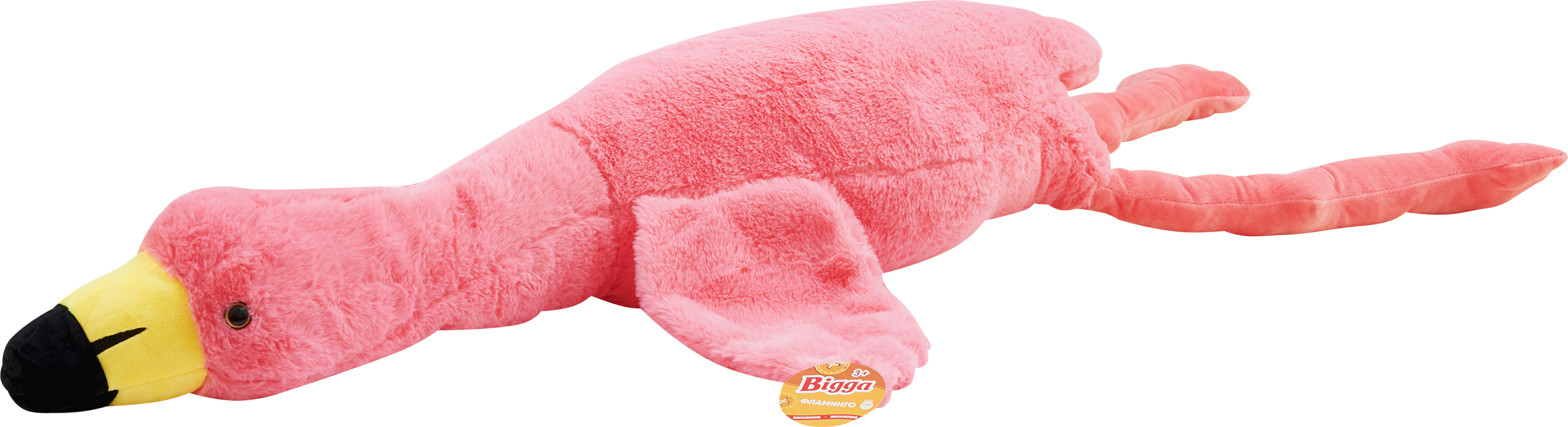Изображение товара Игрушка мягкая BIGGA Фламинго, 130см, Арт. CW24A-017A-130CM