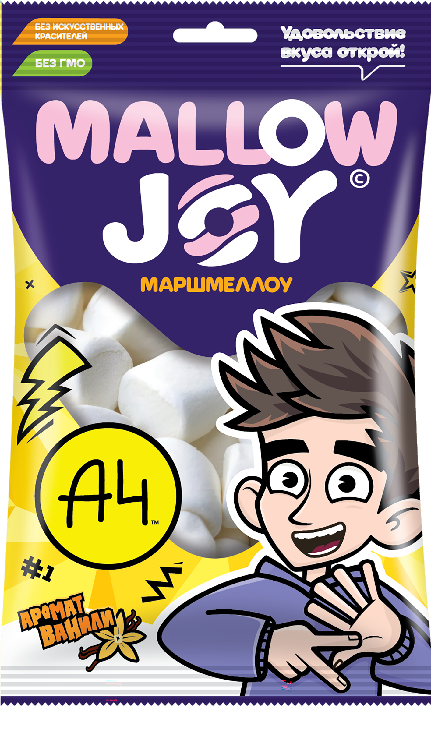 Изображение товара Маршмеллоу MALLOW JOY в ассортименте, 100г