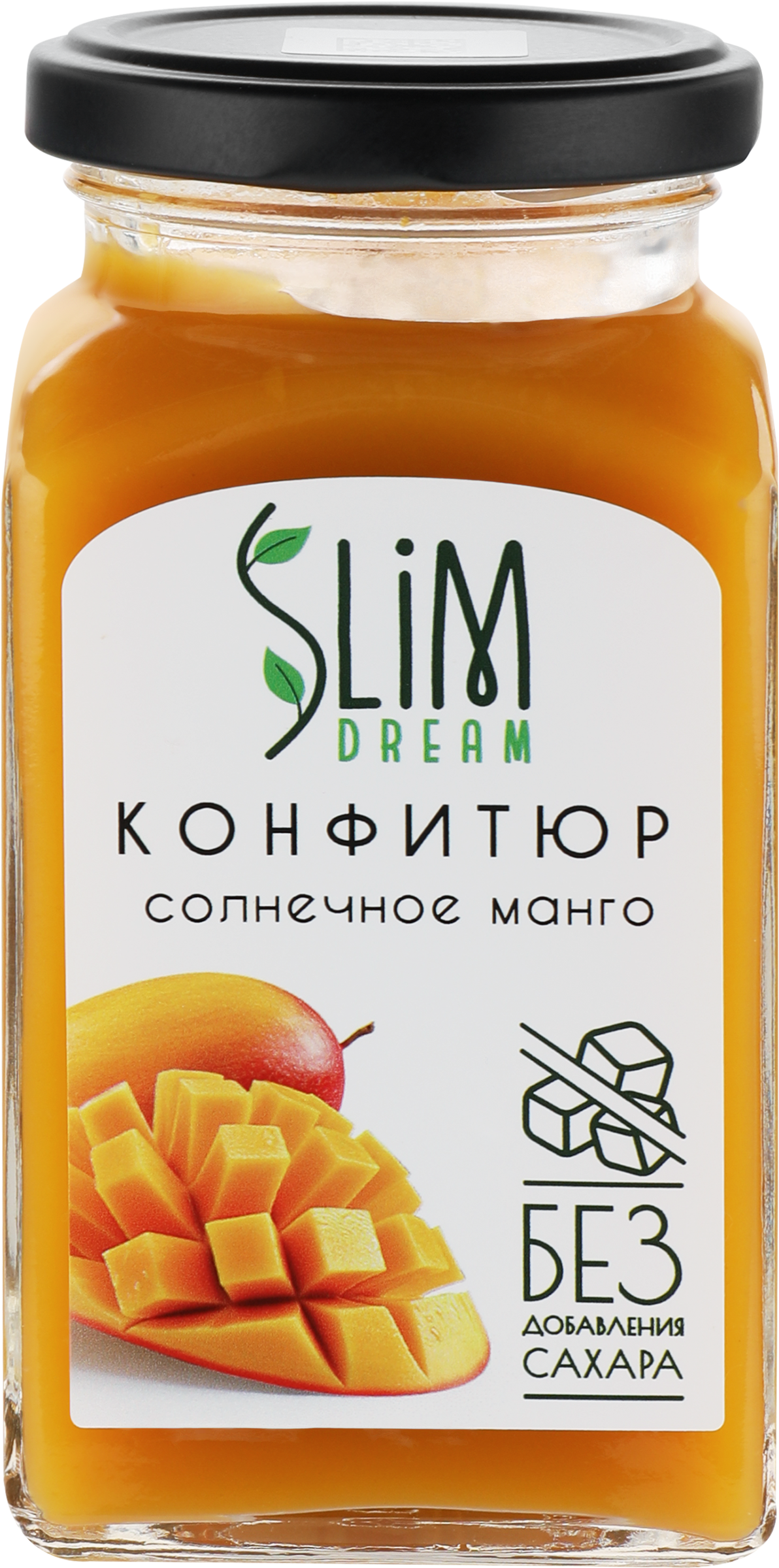 Изображение товара Конфитюр SLIMDREAM Солнечное манго без сахара, 300 г натуральный фруктовый продукт