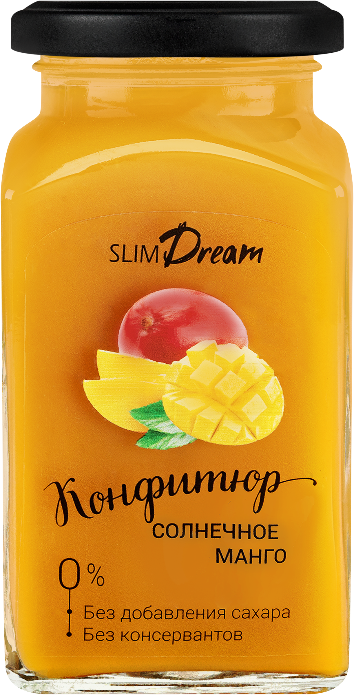 Изображение товара Конфитюр SLIMDREAM Солнечное манго, без сахара, 300г