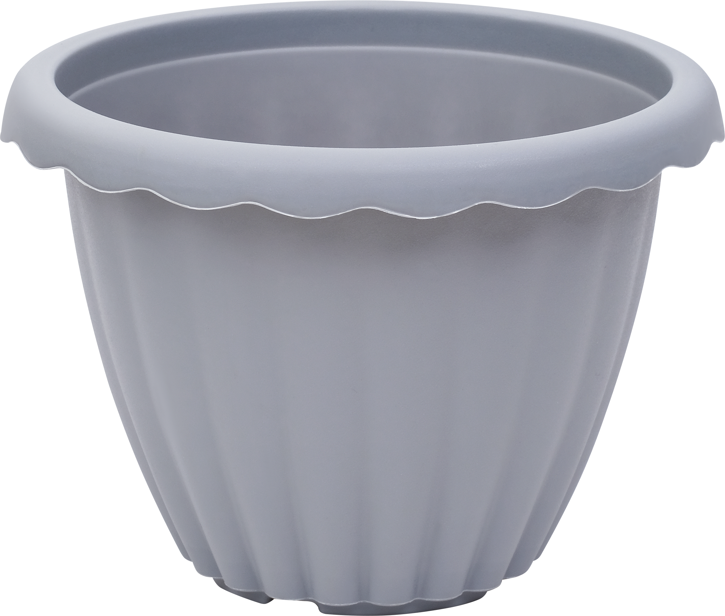 Изображение товара Кашпо для комнатных растений 365 ДНЕЙ 2л серое легкое и прочное