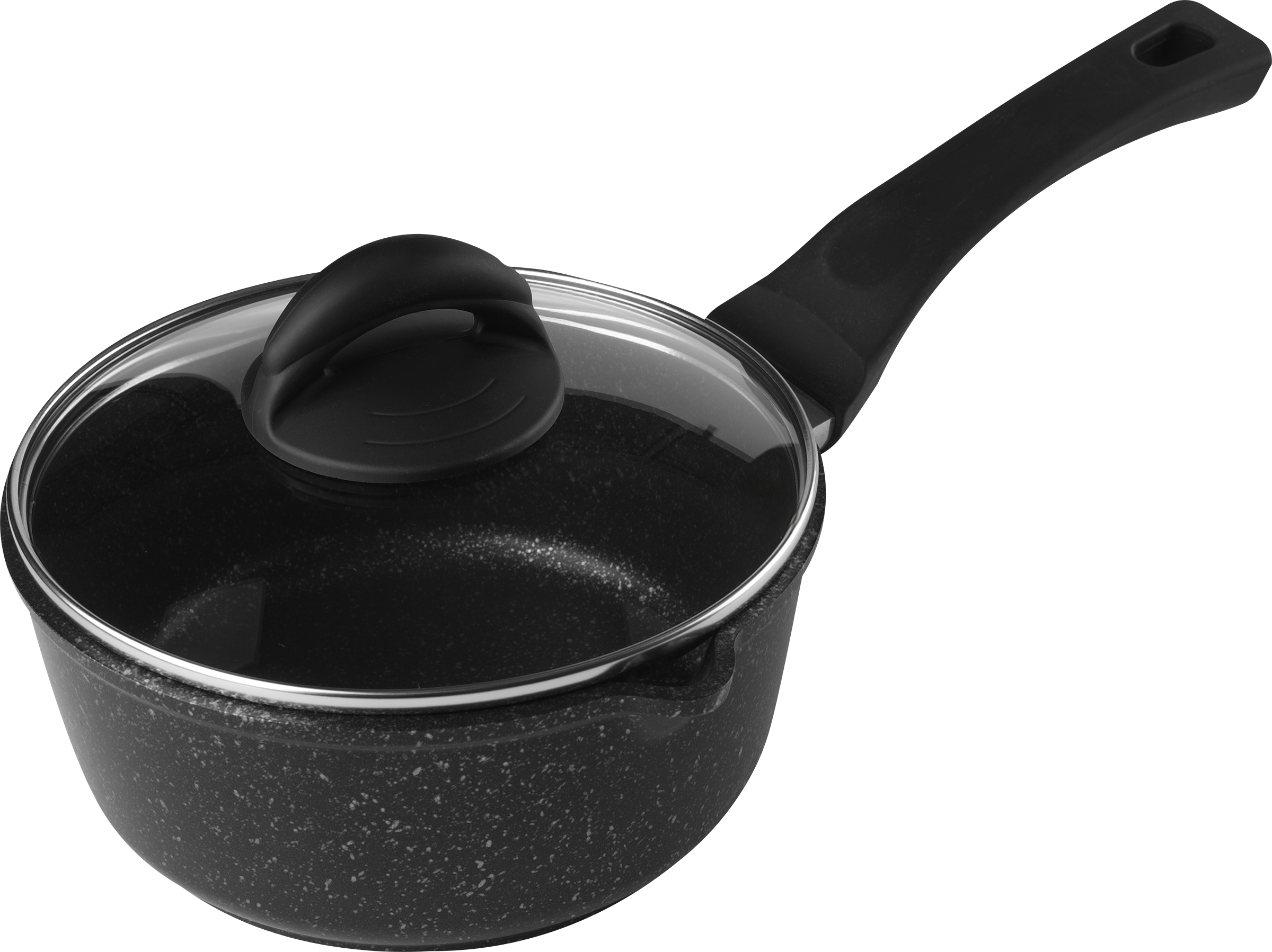 Изображение товара Ковш HOPPS Cooking Show 1.5л литой антипригарное покрытие стеклянная крышка индукция