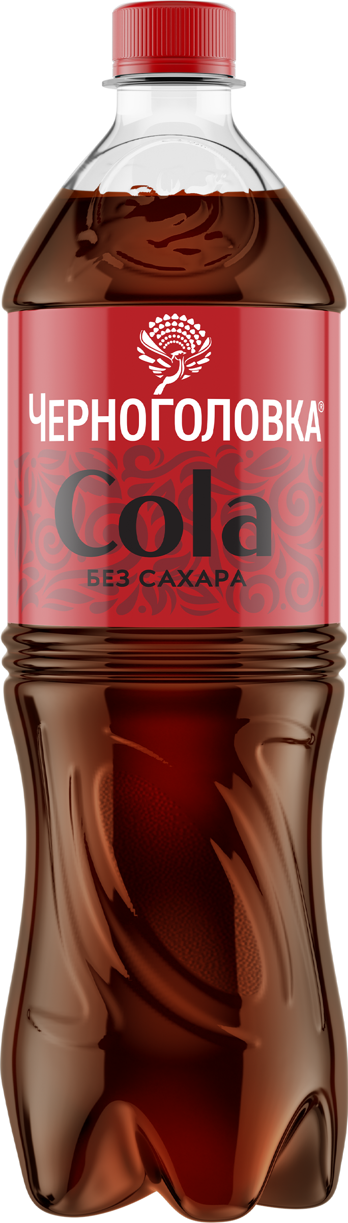 Изображение товара Напиток ЧЕРНОГОЛОВКА Кола без сахара сильногазированный 1л