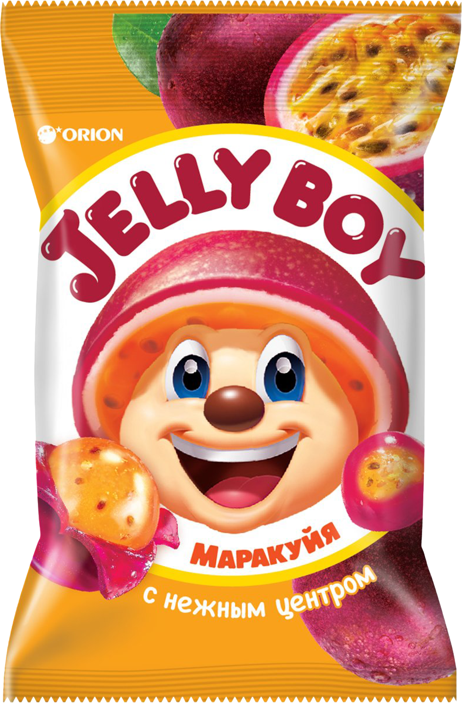Изображение товара Мармелад жевательный ORION Jelly Boy со вкусом маракуйи, 66г