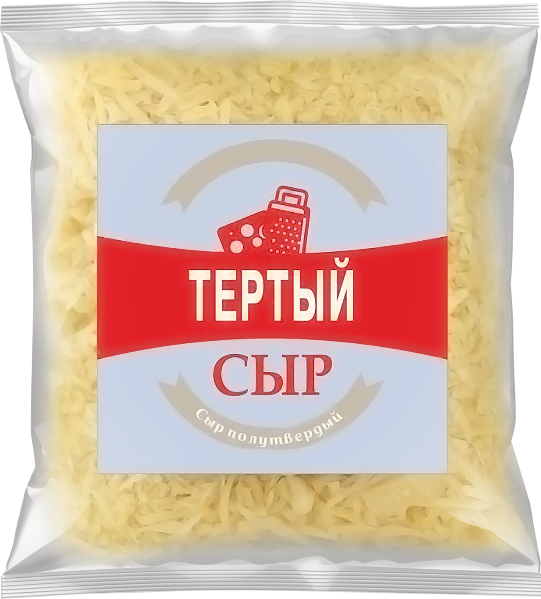 Изображение товара Полутвердый тертый сыр 45% без змж 100г натуральный продукт Россия