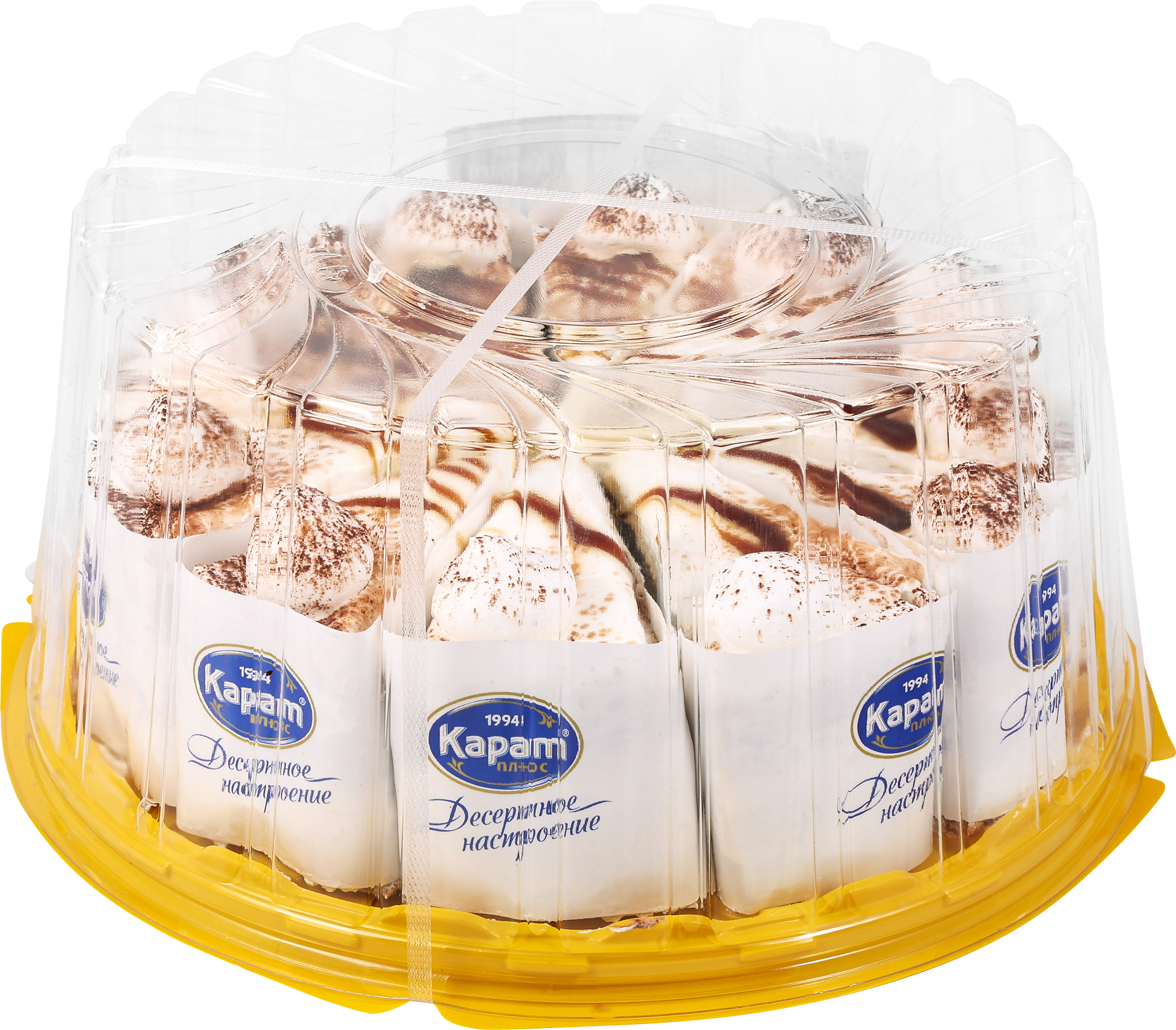 Изображение товара Торт бисквитный КАРАТ ПЛЮС Тирамису, 800г