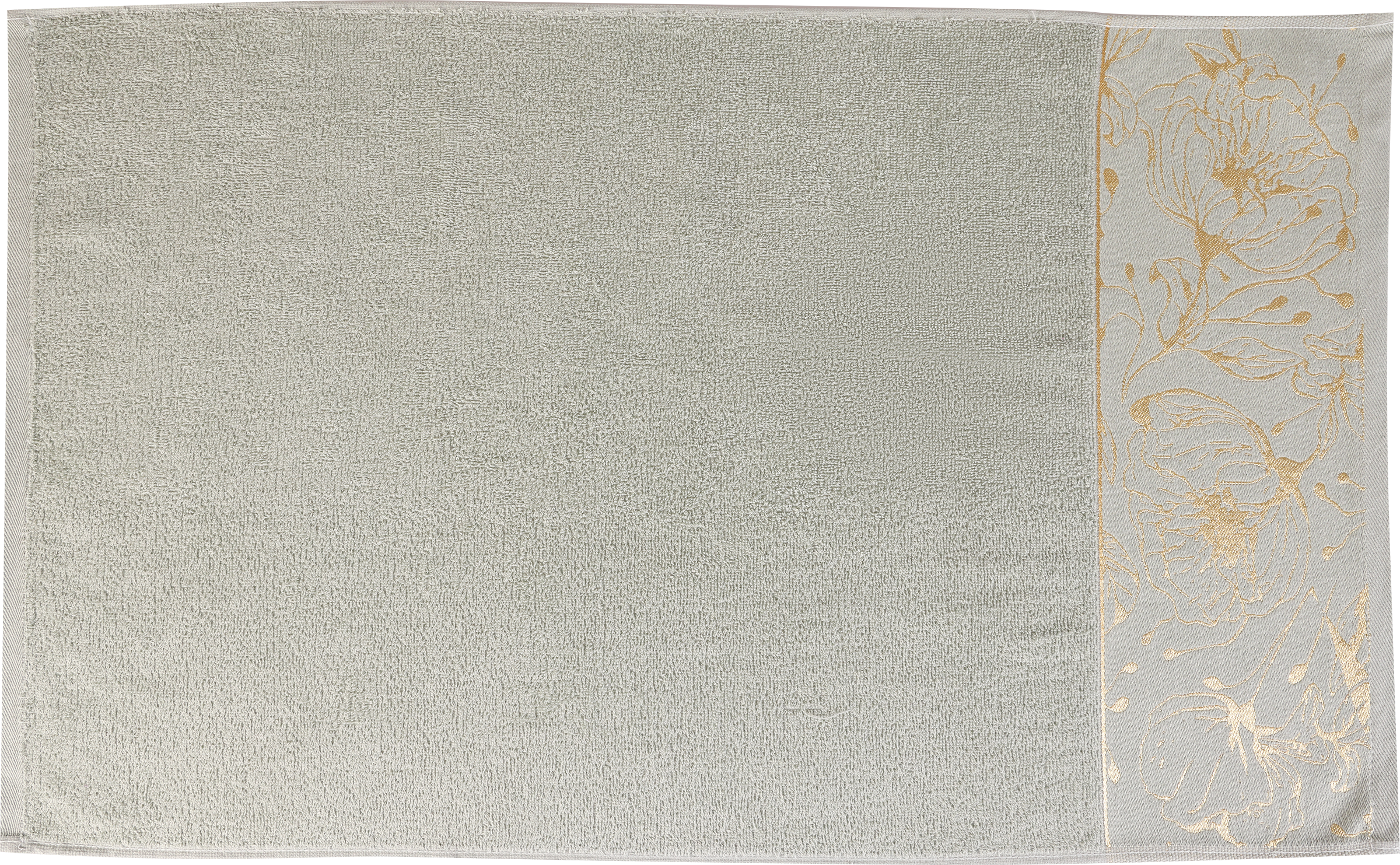 Изображение товара Махровое полотенце HOMECLUB Viola 70х130см оливковое натуральный хлопок