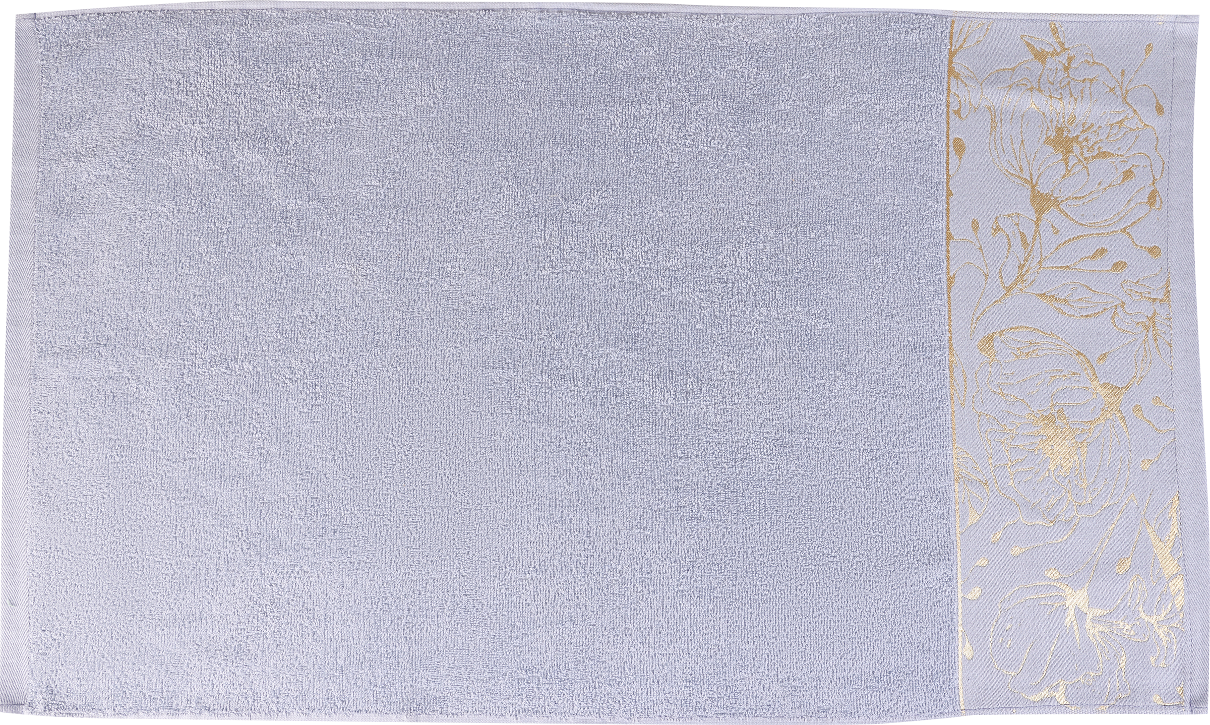 Изображение товара Полотенце махровое HOMECLUB Viola 100х150см серо-голубое