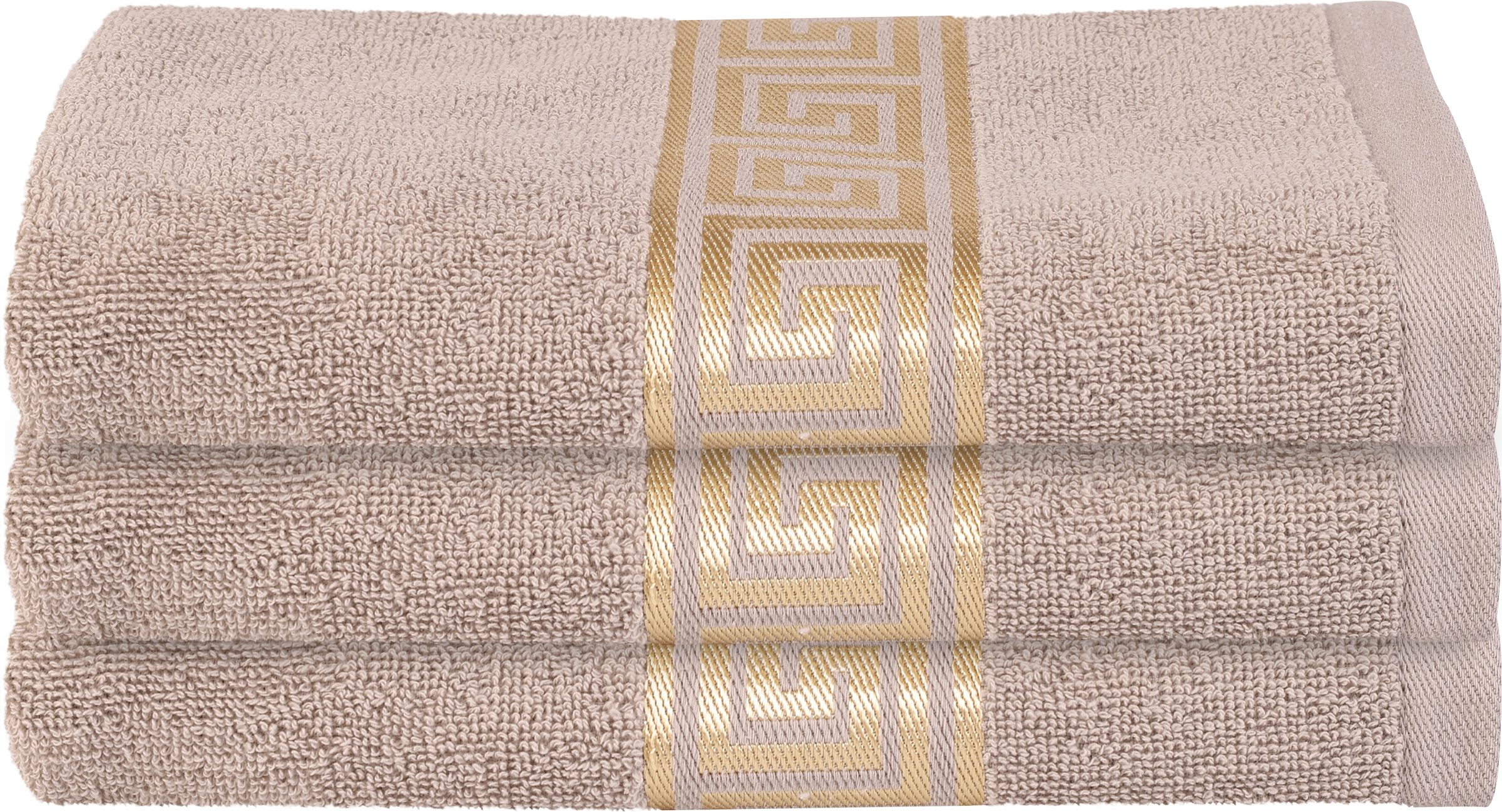 Изображение товара Полотенце махровое HOMECLUB Greece бежевое 70х130см