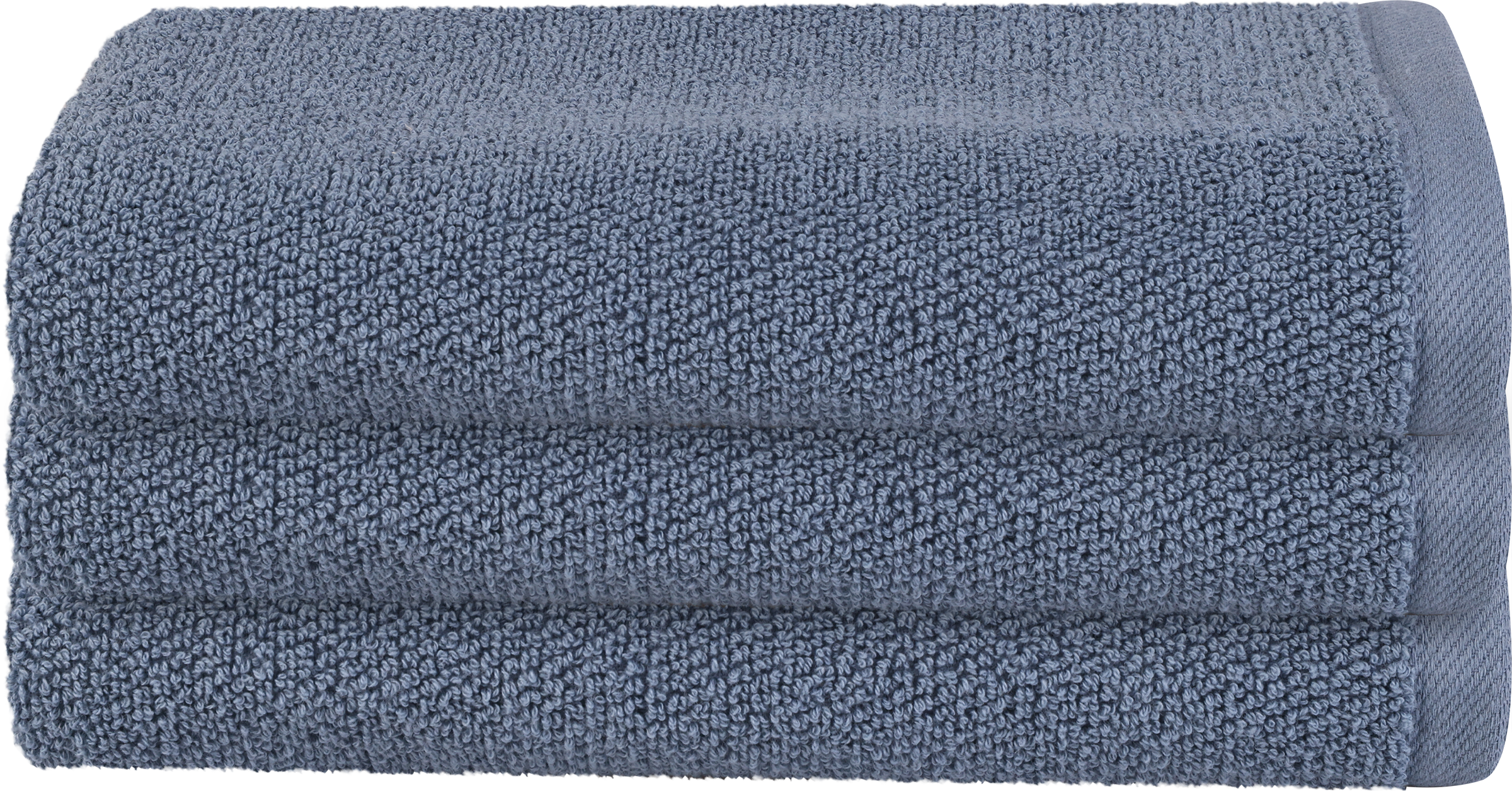 Изображение товара Махровое полотенце HOMECLUB Букле 50x80см синее из 100% хлопка