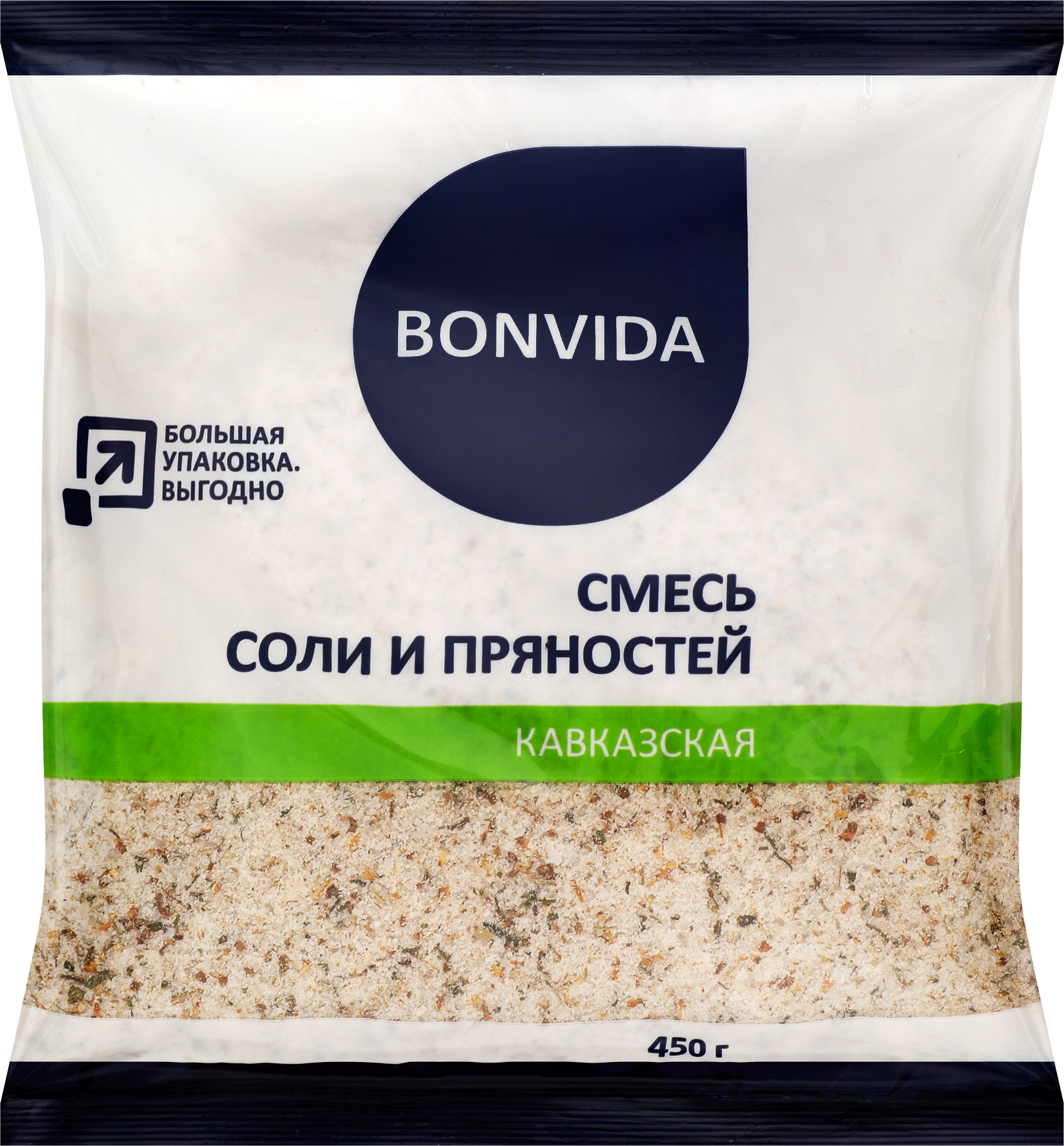 Изображение товара Соль BONVIDA Кавказская, с пряностями, 450г