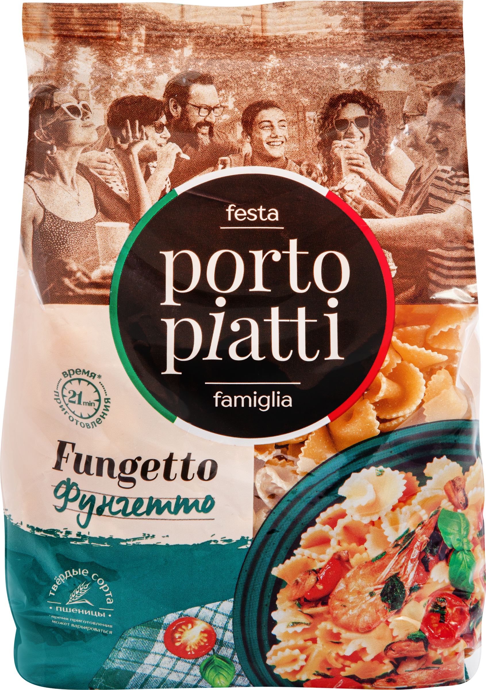 Изображение товара Макароны PORTO PIATTI Фунгетто, 400г