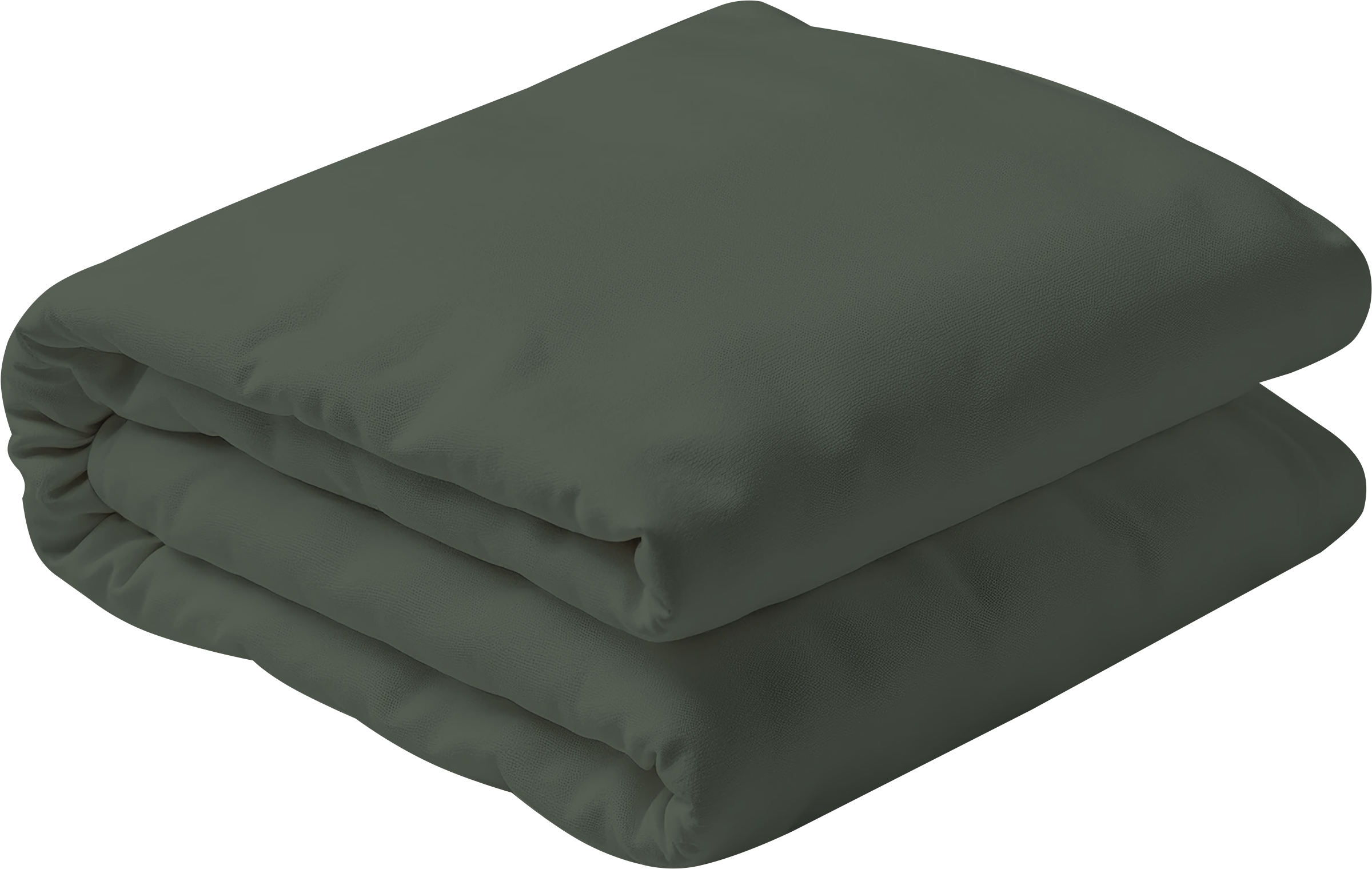 Изображение товара Пододеяльник HOMECLUB 145x215 зелёный, хлопок сатин