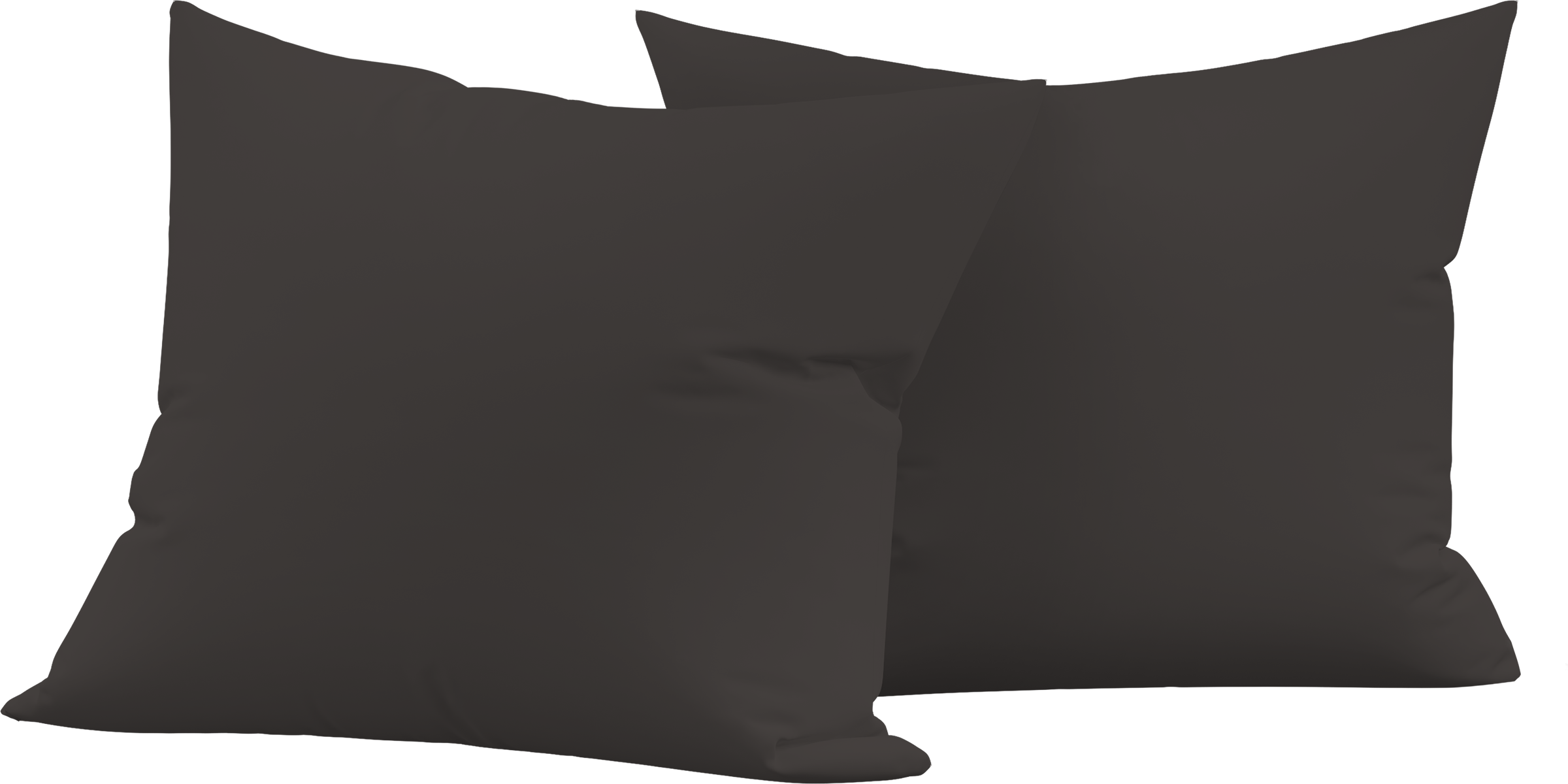 Изображение товара Набор наволочек HOMECLUB 50x70 см, 2 шт, хлопок сатин графит