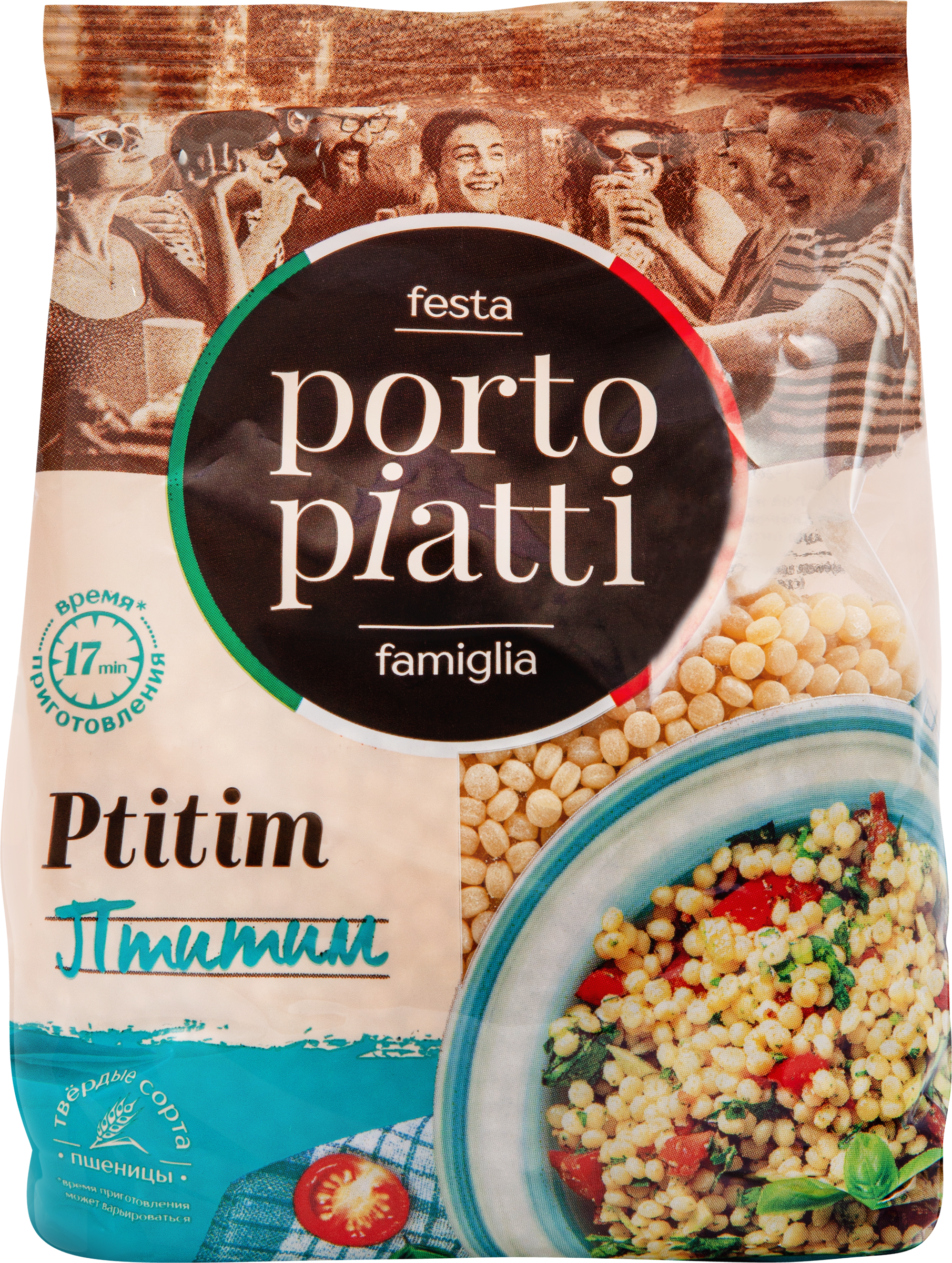 Изображение товара Макароны PORTO PIATTI Птитим, 400г